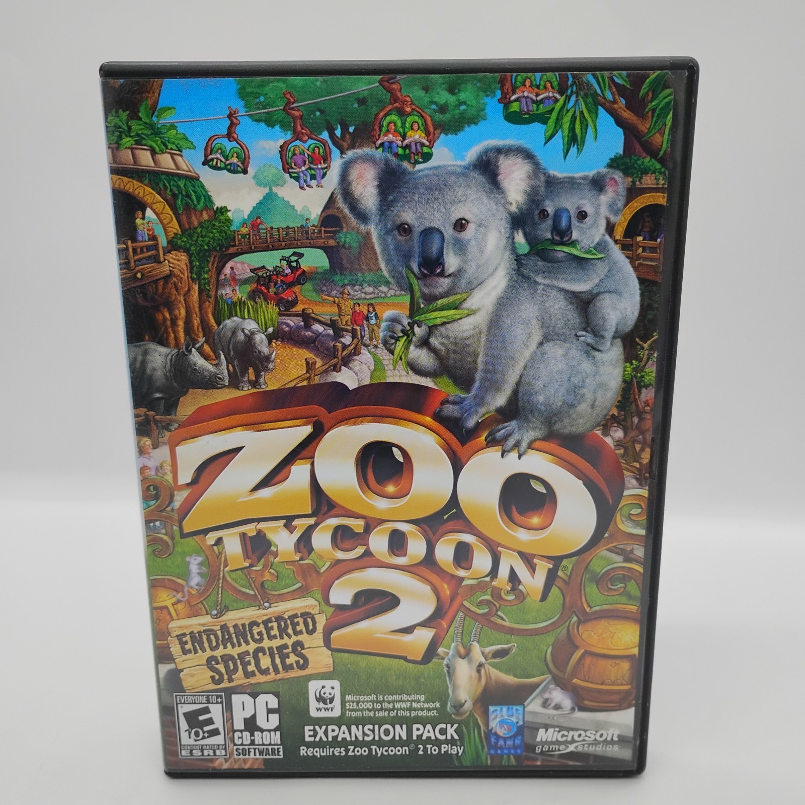 Zoo Tycoon 2 & Zoo Tycoon 2 Endangered Species Expansion Pack (Windows PC, 2004)