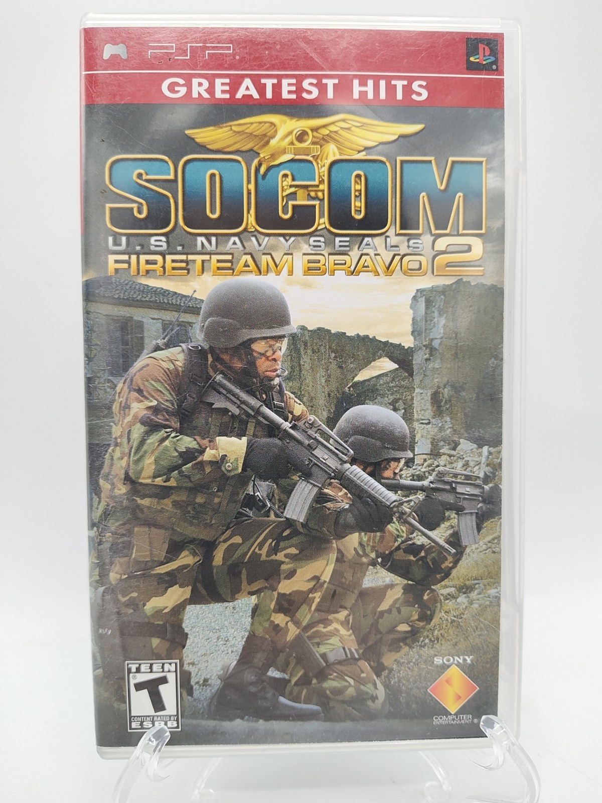 SOCOM: U.S. Navy SEALs Fireteam Bravo 2 – (Sony PSP, 2006) *CIB* VGC* Tested!