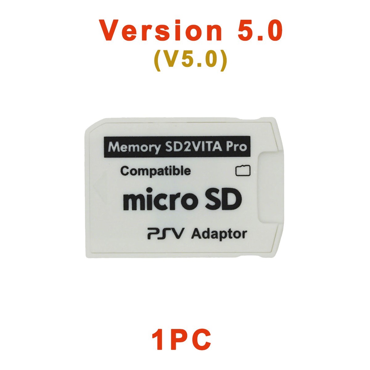 1-10x V5.0 SD2VITA Micro SD to Vita Memory Card Pro Adapter For PS PSV 1000/2000