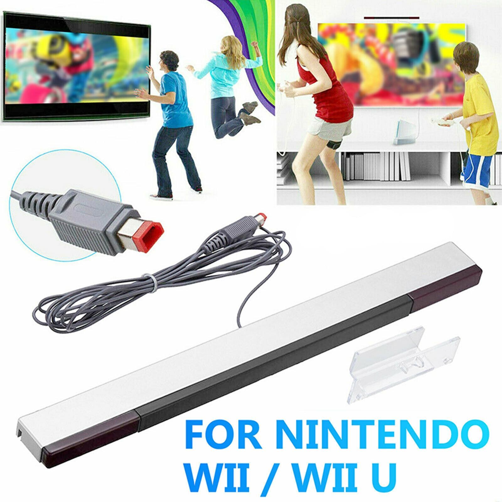 Wired IR Infrared Ray Inductor Sensor Bar for Nintendo Wii & Wii U Controller