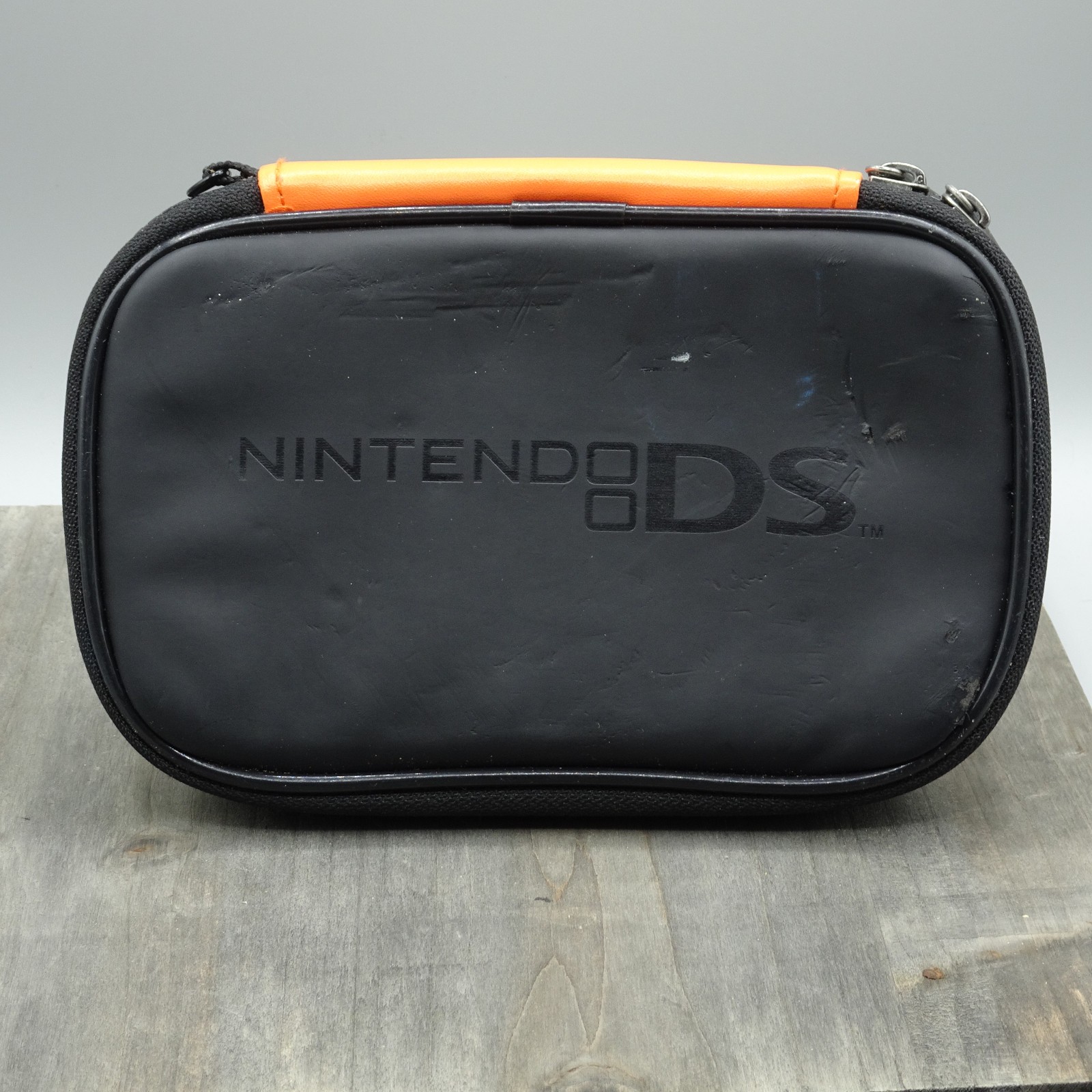 NERF Nintendo DS Orange Black Grey Travel/ Protectant Case /- Zip up
