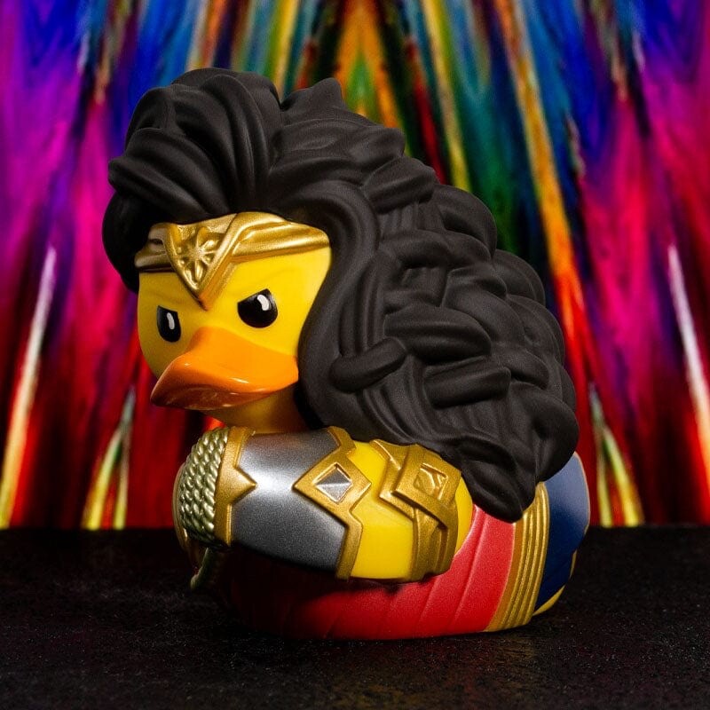 TUBBZ Boxed DC Comics Wonder Woman Collectible Duck Vinyl Figure Official JEEP