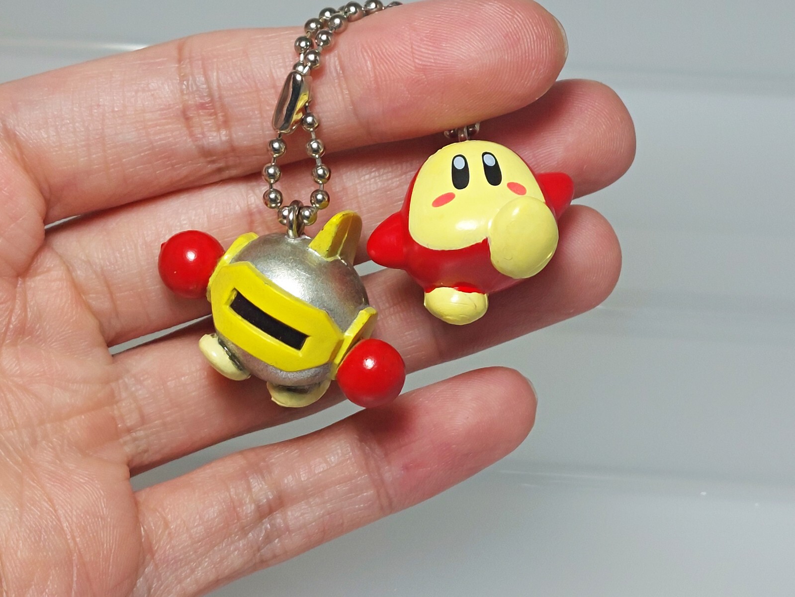 Kirby 64 Sir Kibble & Waddle Dee Keychain Figure Nagasakiya 2000 0.8-1.1in