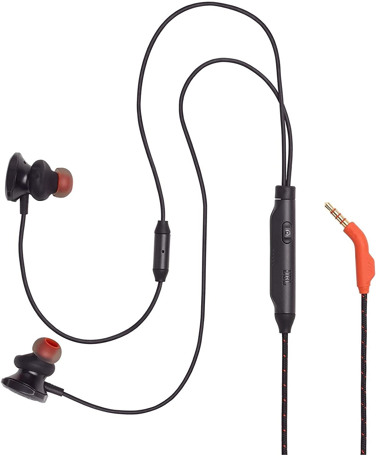 JBL Quantum 50 Headphone Earbuds High Performance JBLQUANTUM50BL 3.5mm Gaming HD