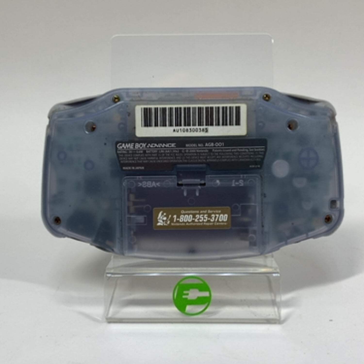 Nintendo Game Boy Advance Handheld Game Console Only AGB-001 Clear