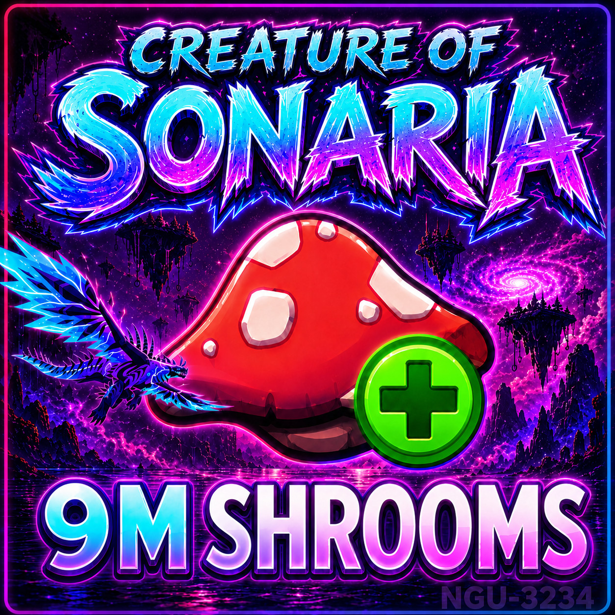 [💎] Creature of Sonaria | 9M Shroom | COS | Fast & Easy [💎]