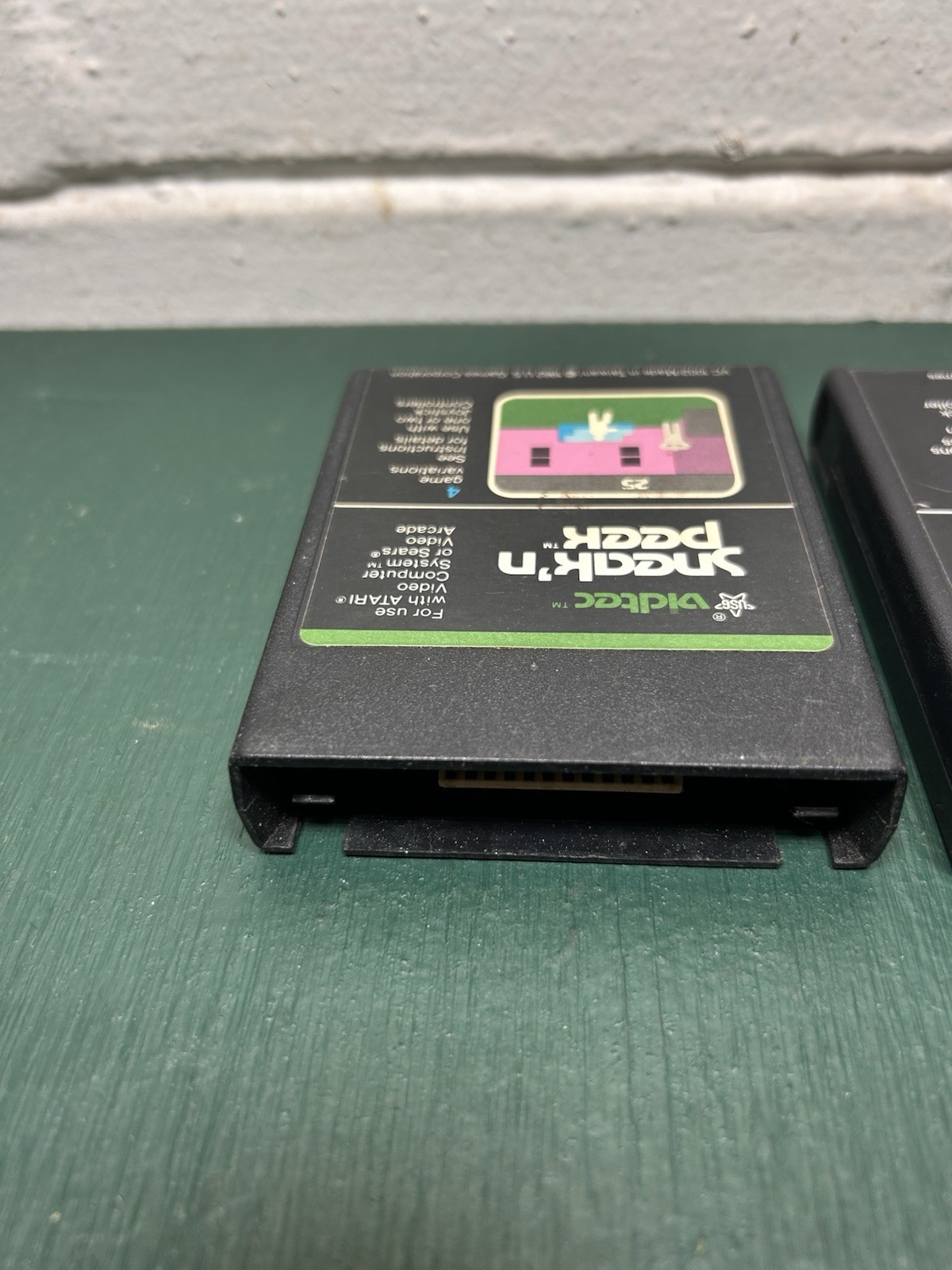 US GAMES VIDTEC Atari 2600 3 Game Lot – Word Zapper, Space Jockey & Sneak’n Peak