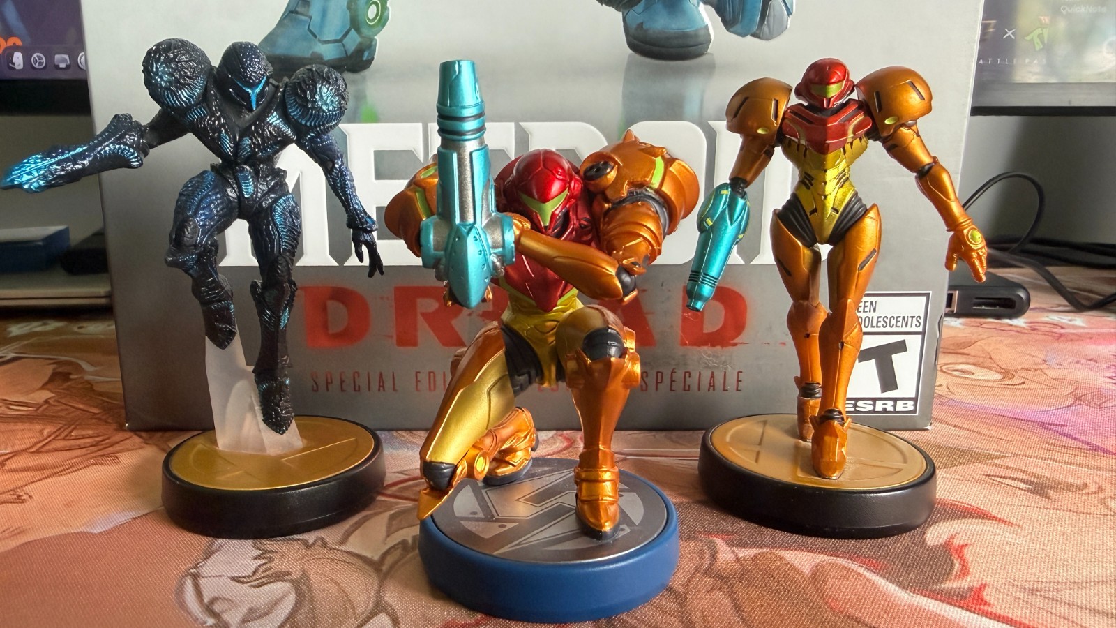 Metroid Dread Special Ed + Posters + 5 Amiibo + Prime Remastered Switch Bundle