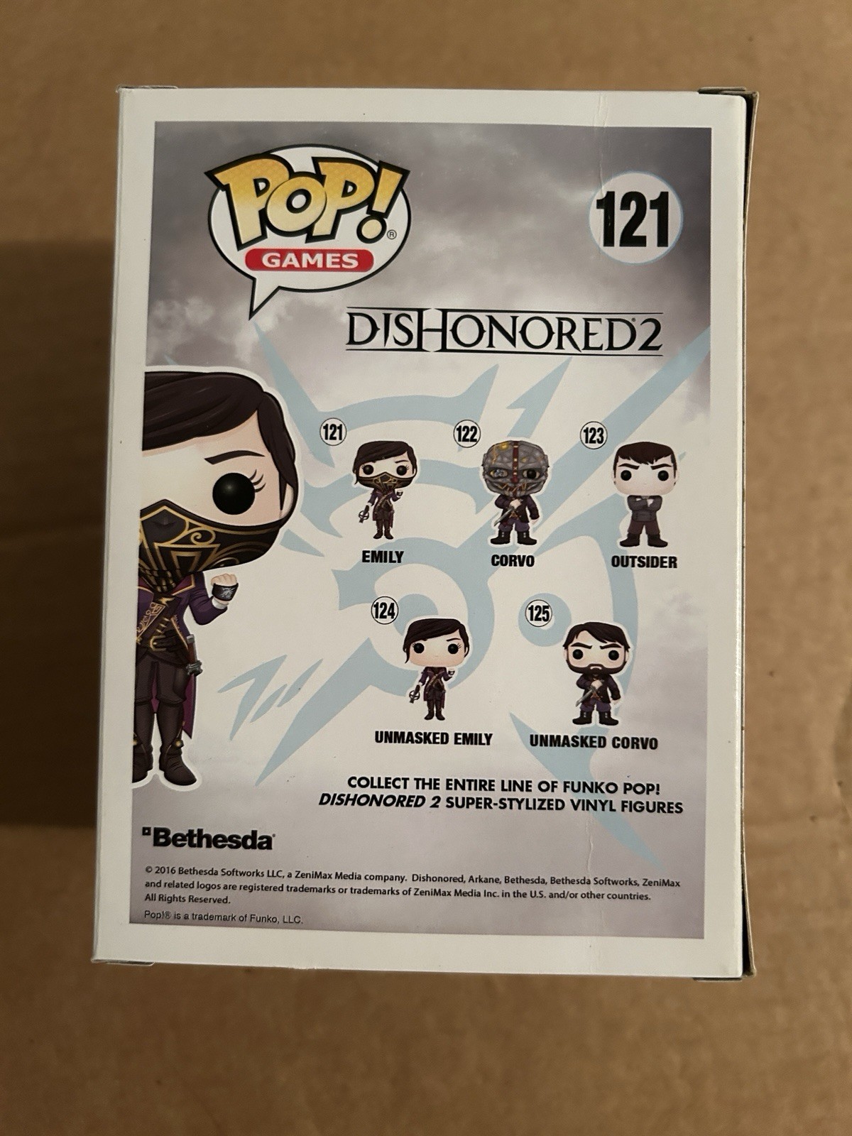 Funko Pop! Games Dishonored 2 Emily Vinyl Figure #121 (2016)