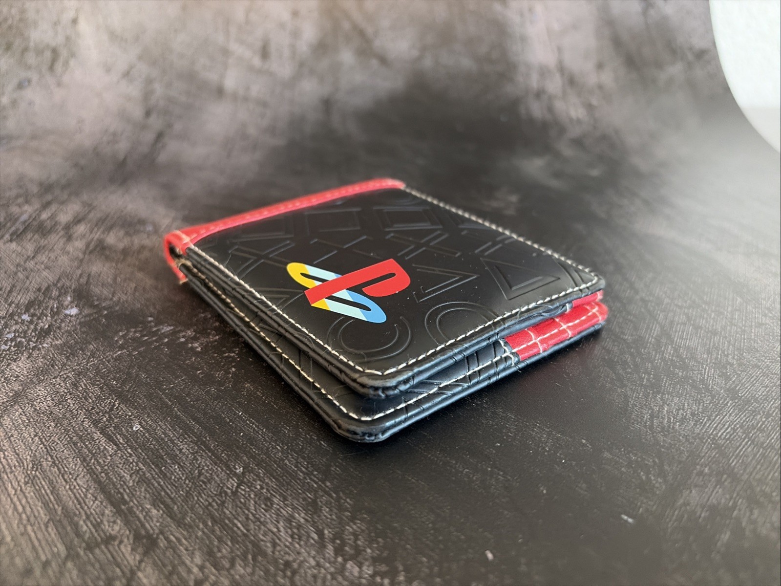 Sony PlayStation Wallet Black Synthetic Leather