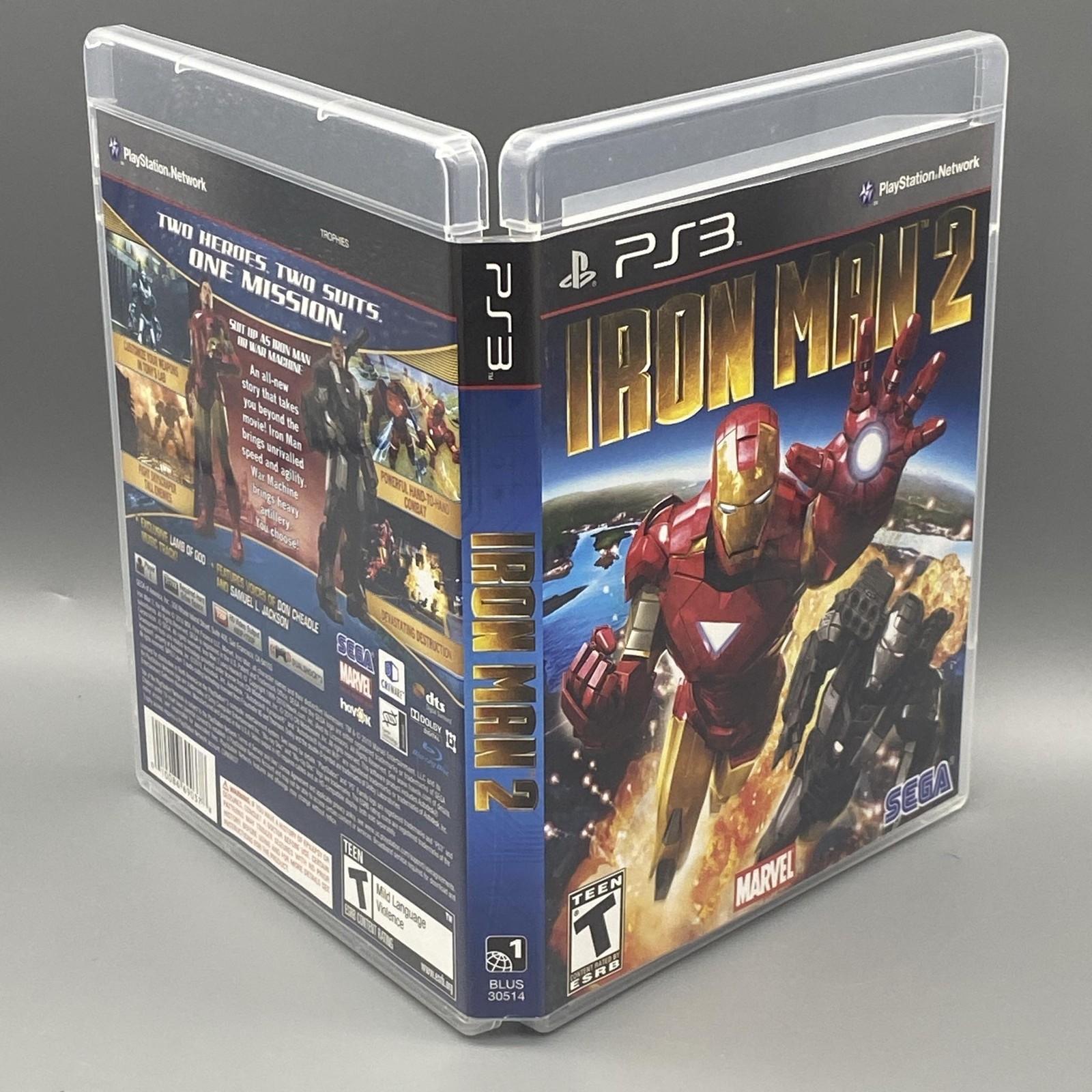 Iron Man 2 Sony PlayStation 3 PS3 Action Shooter Game T NTSC-U/C CIB SEGA