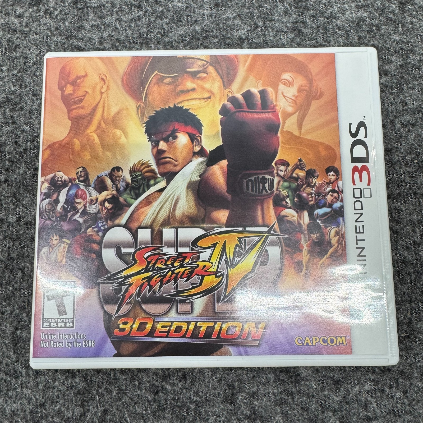 Super Street Fighter IV – 3D Edition – Nintendo 3DS – W/ Slipcover Tested