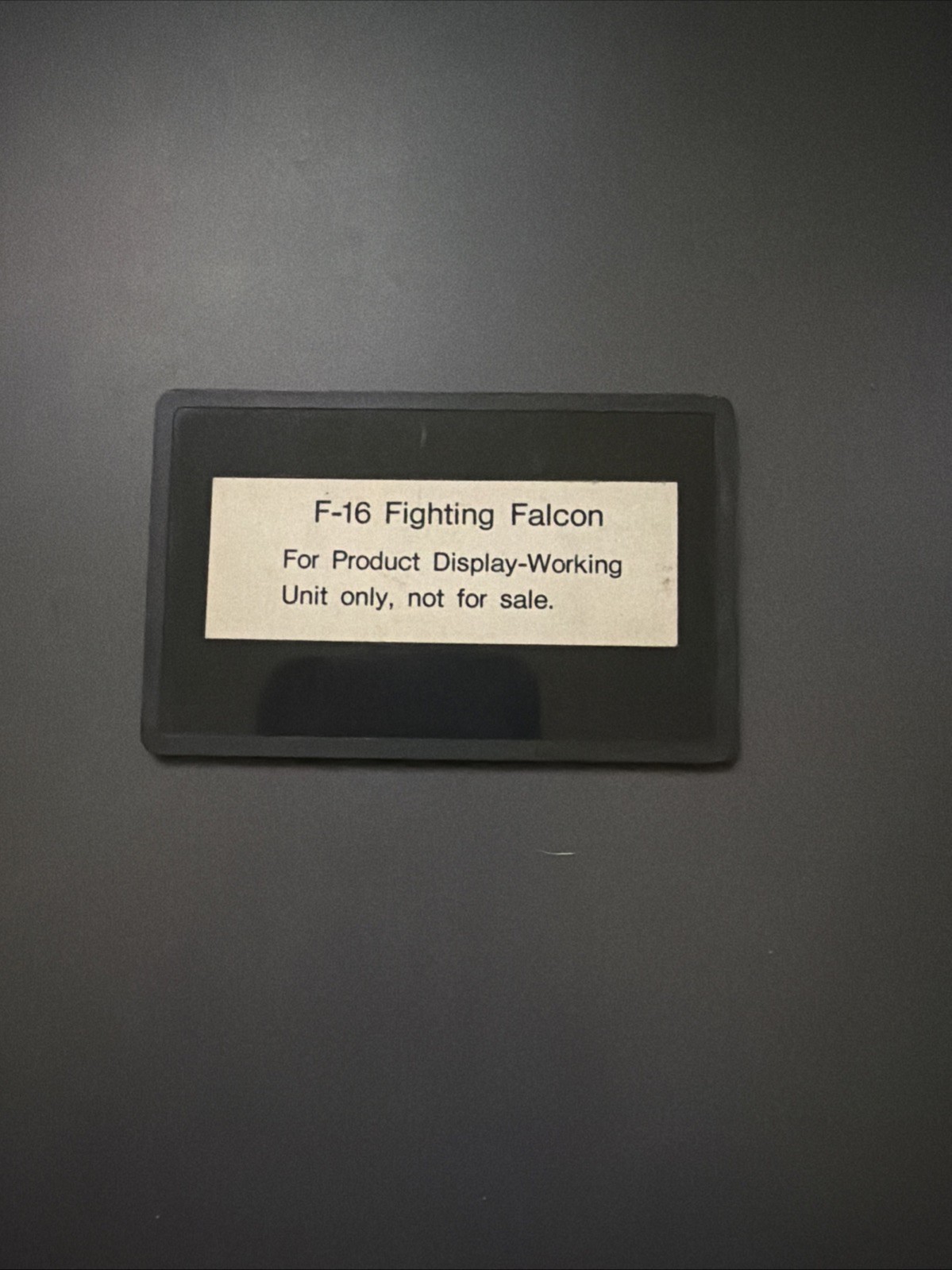F-16 Fighting Falcon – Kiosk – Demo Card (Sega Master System SMS)