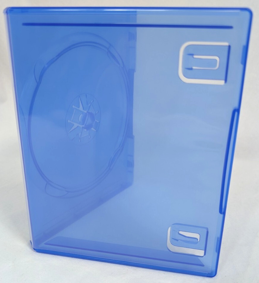 5 x NEW GENUINE Sony Playstation 4 PS4 Replacement Game Cases BLUE OEM blu-ray