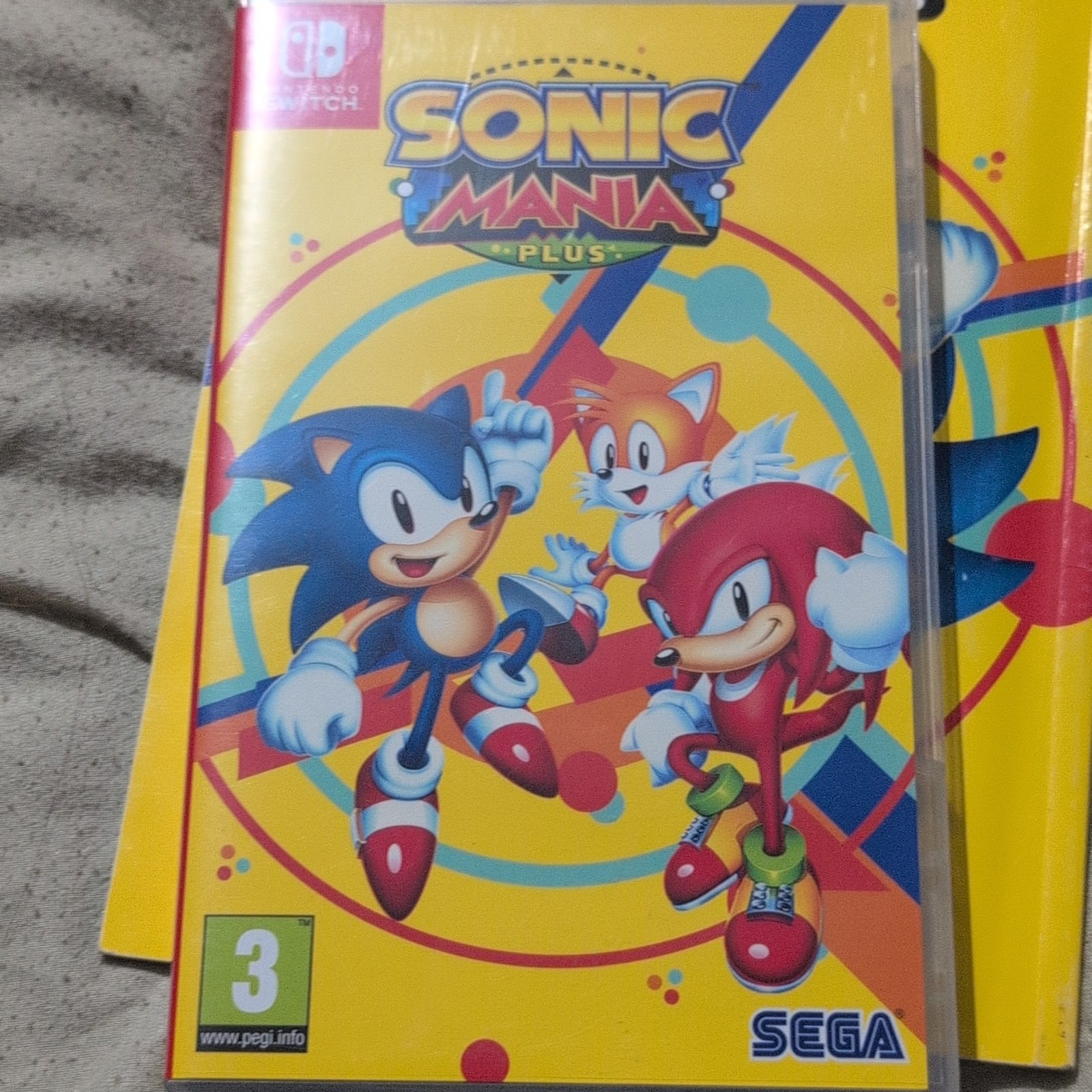 SEGA Sonic Mania Plus Nintendo Switch Platformer w/ Artbook & Original Case
