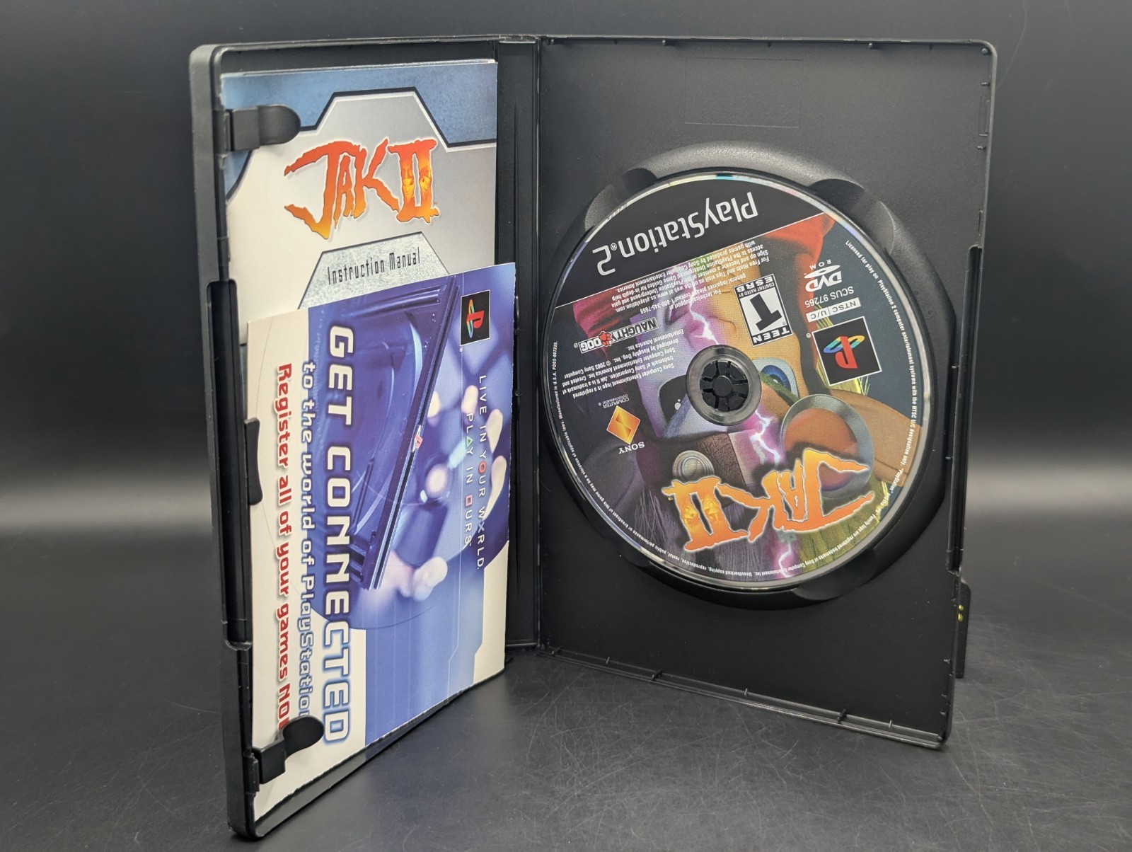 Jak II ( Sony PlayStation 2 PS2 ) CIB W/ Reg Card – Mint Disc – Pristine- Tested