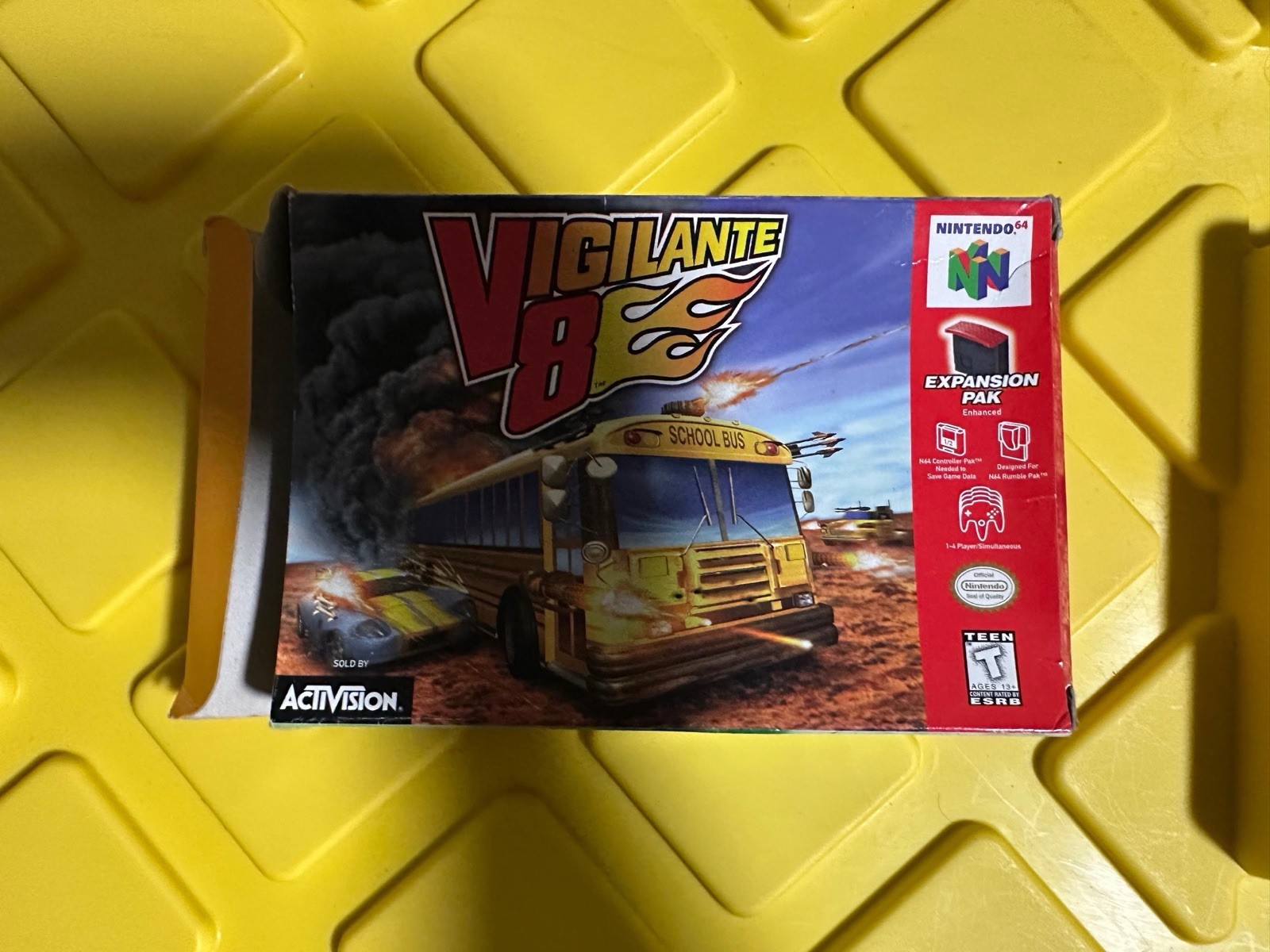 Vigilante 8 Nintendo 64 N64 Original Box Only Case No Manual Or Game Included