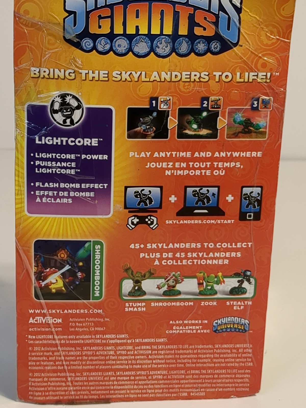 Skylanders Giants: Shroomboom Character Lights Up Series 2 New