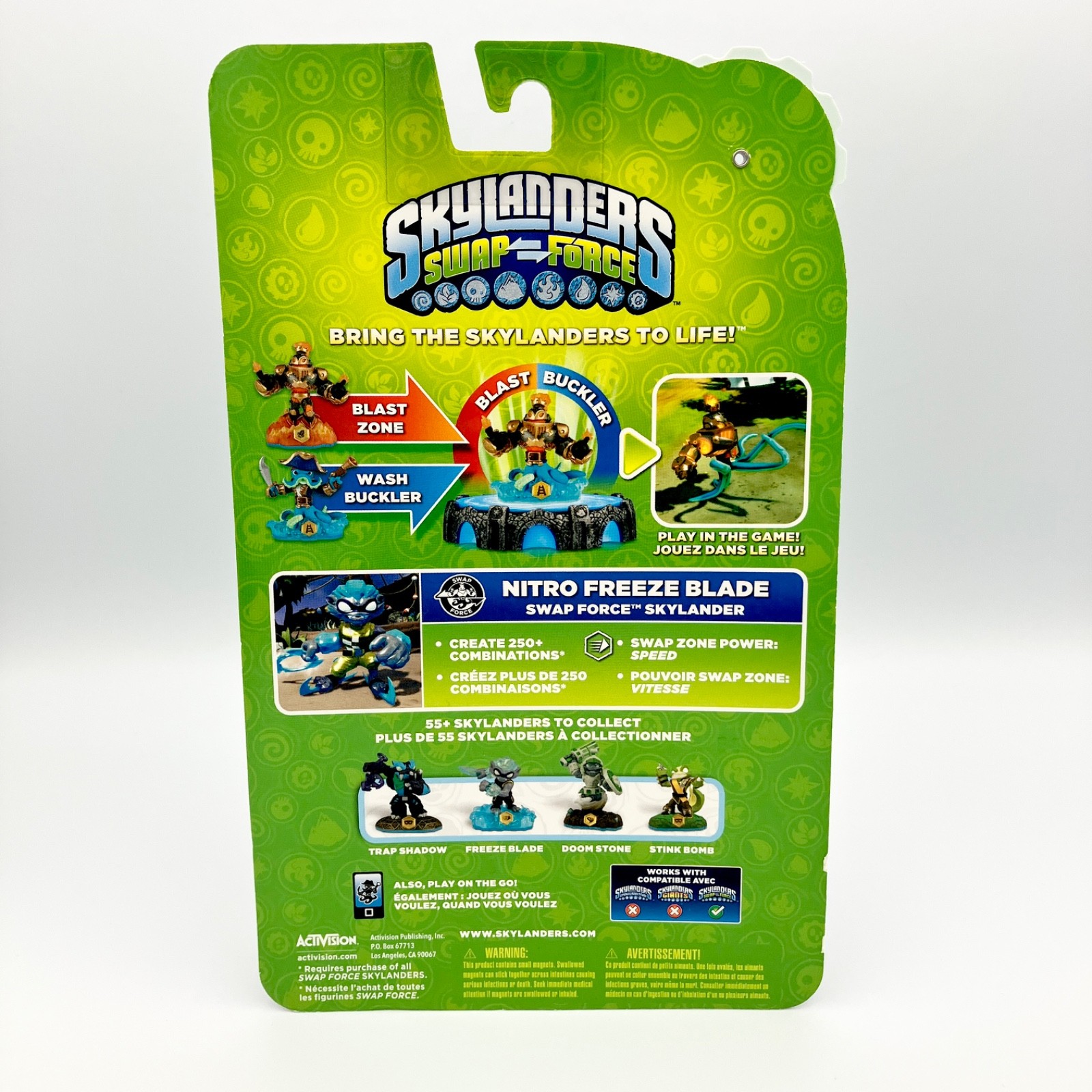 Skylanders Swap Force Nitro Freeze Blade Target Exclusive Figure NEW SEALED