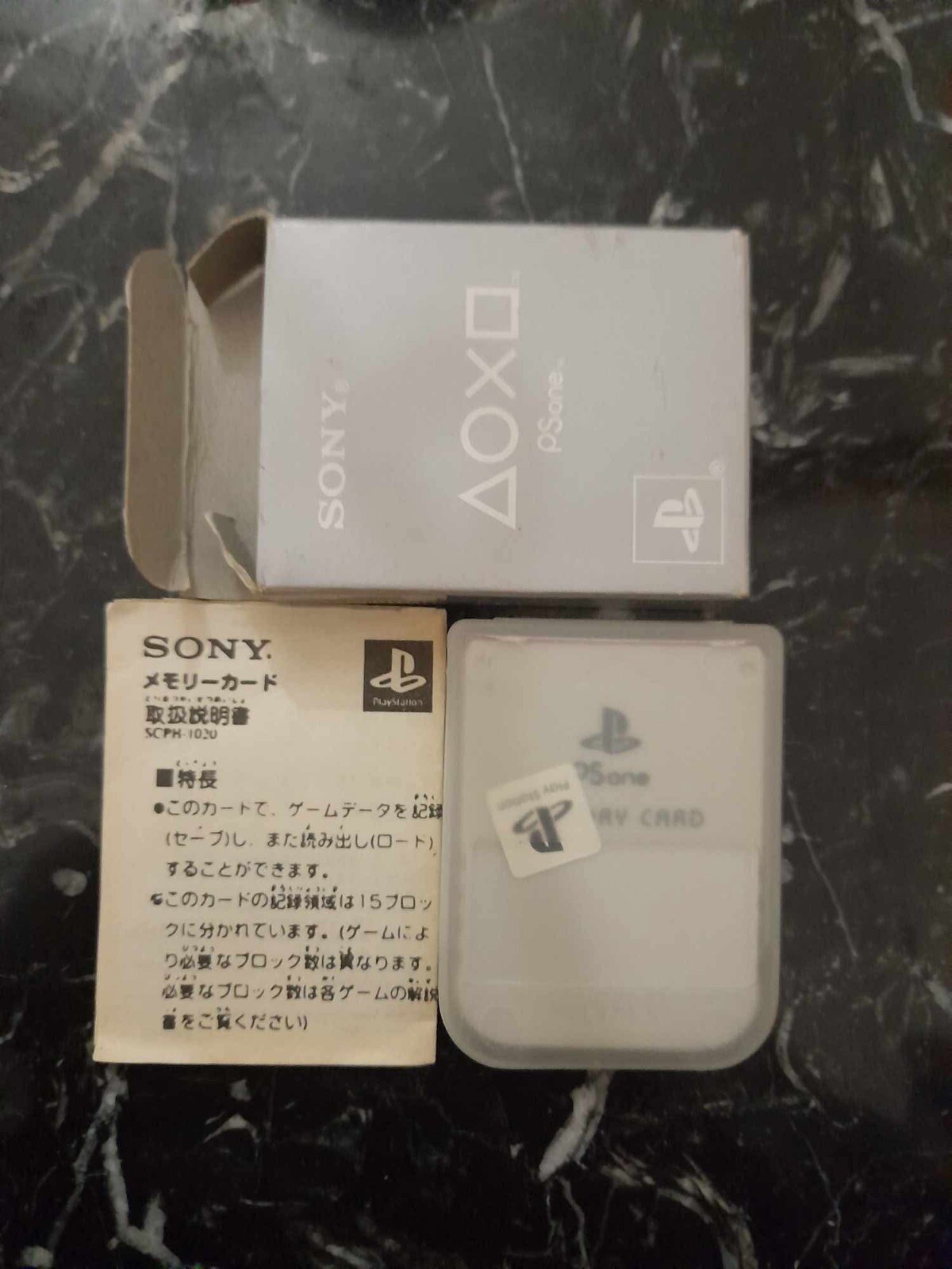 Sony PlayStation One 1 PS1 Memory Card Light Gray SCPH-1020 Brand New