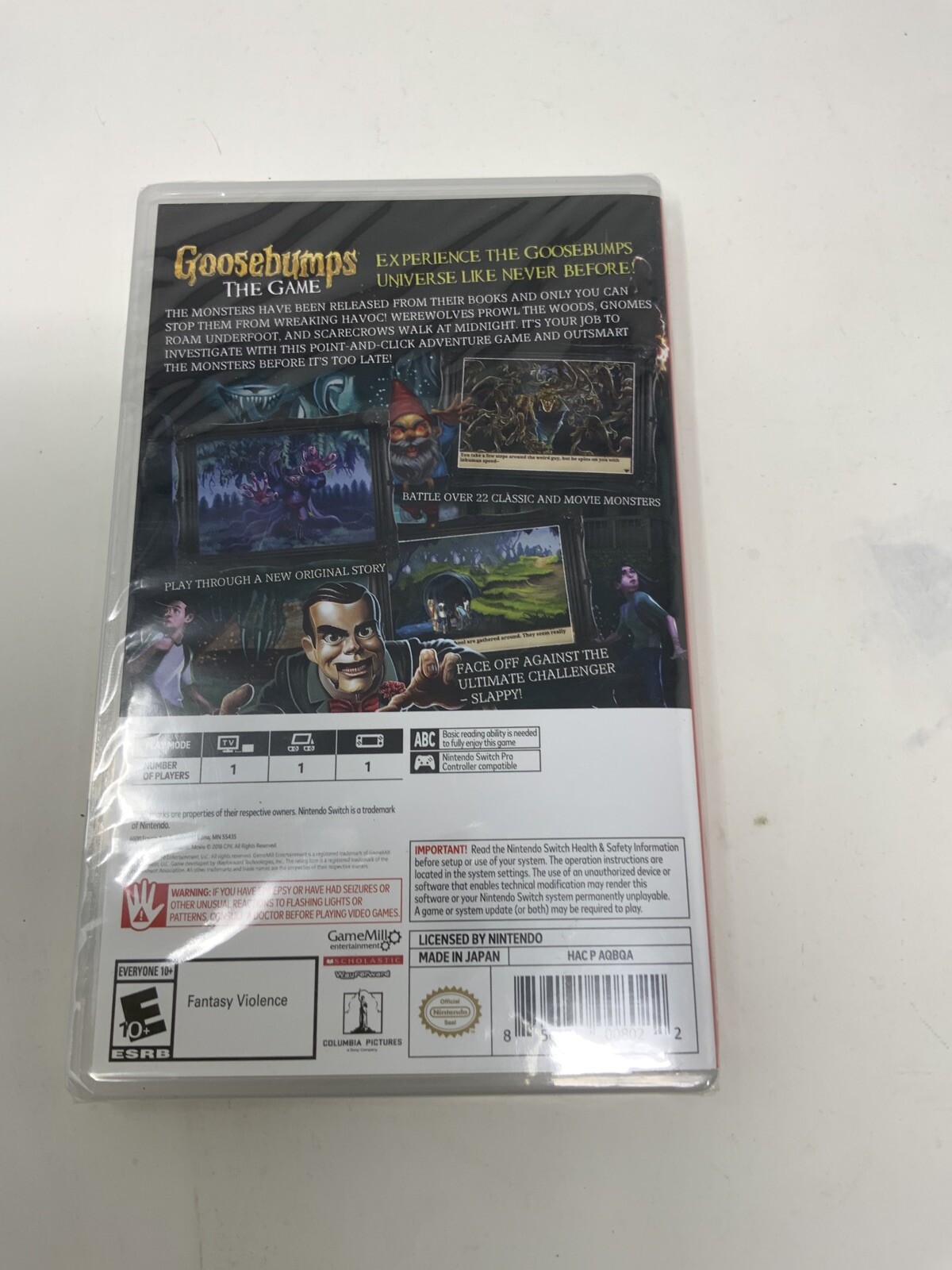Goosebumps The Game – Nintendo Switch
