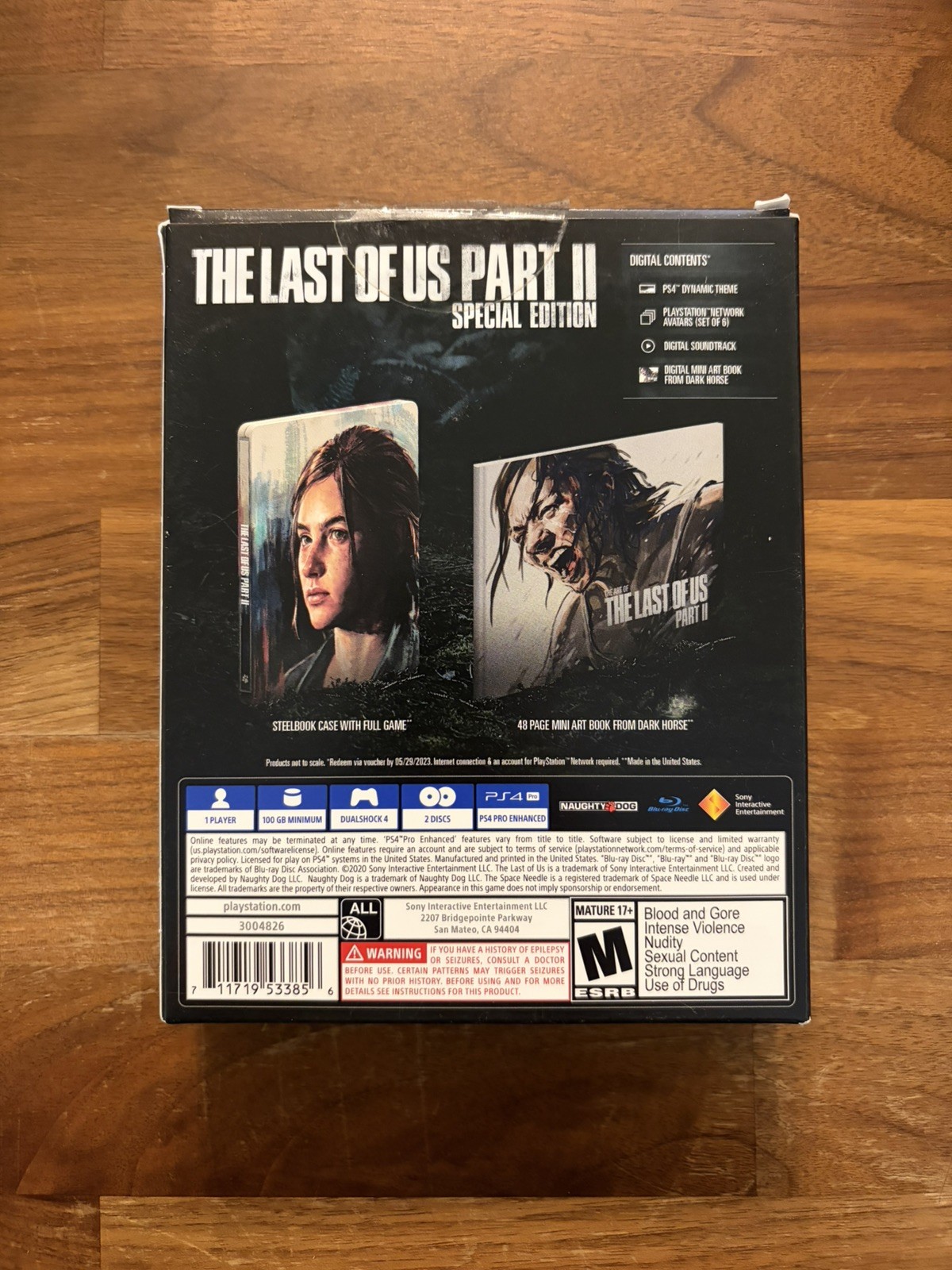 The Last of Us Part II SPECIAL EDITION – PS4 – CIB! One Owner!