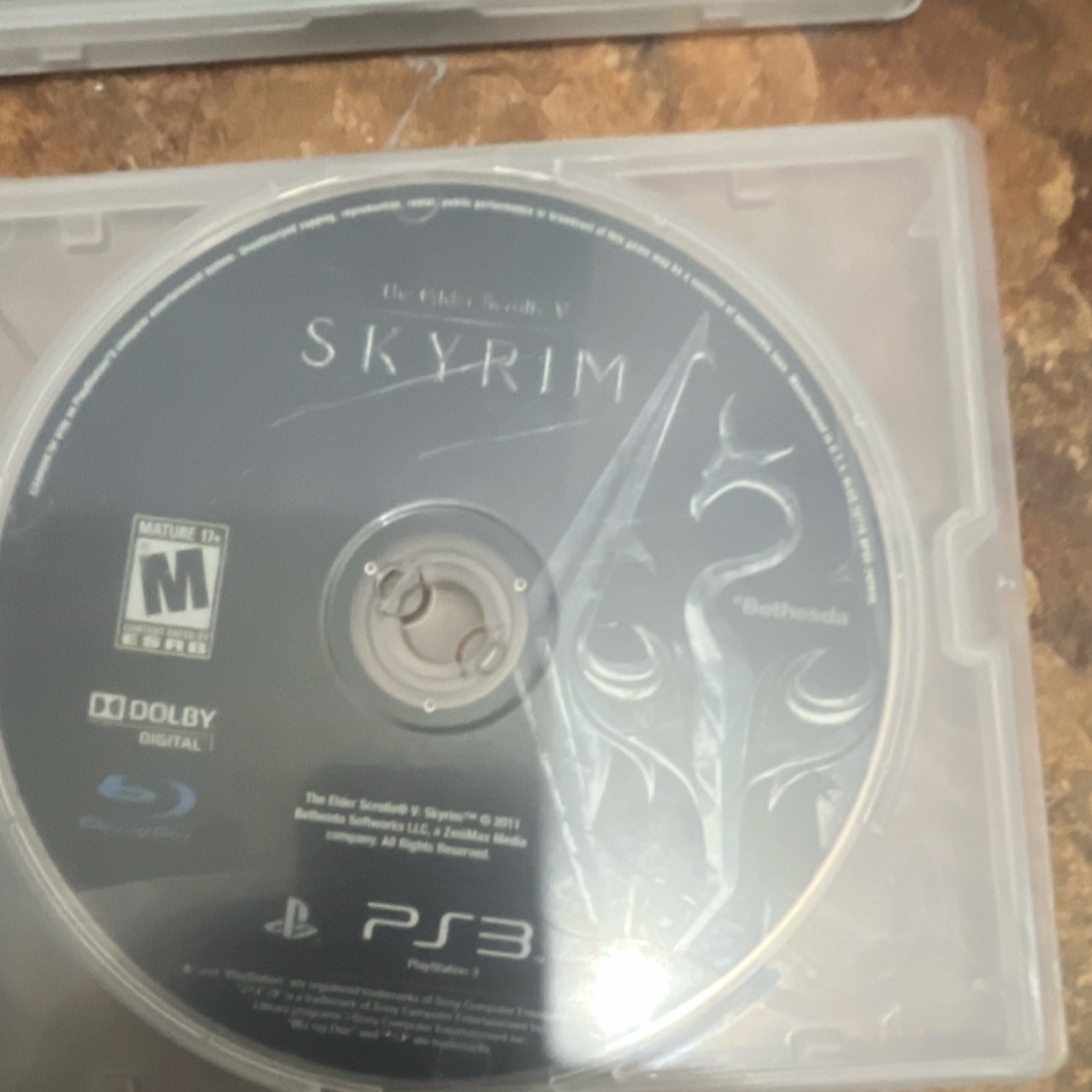 Sony/Bethesda/Square Enix PS3 Game Lot of 4 Skyrim, Deus Ex, Crysis 2