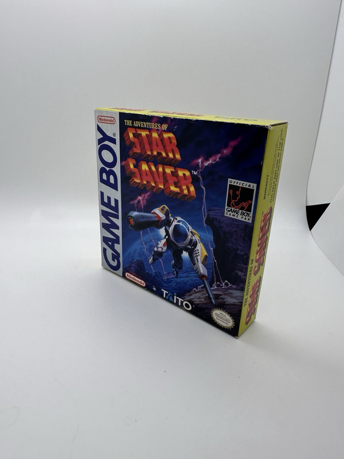 Adventures of Star Saver (Nintendo Game Boy, 1992) Cart, Manual, Box