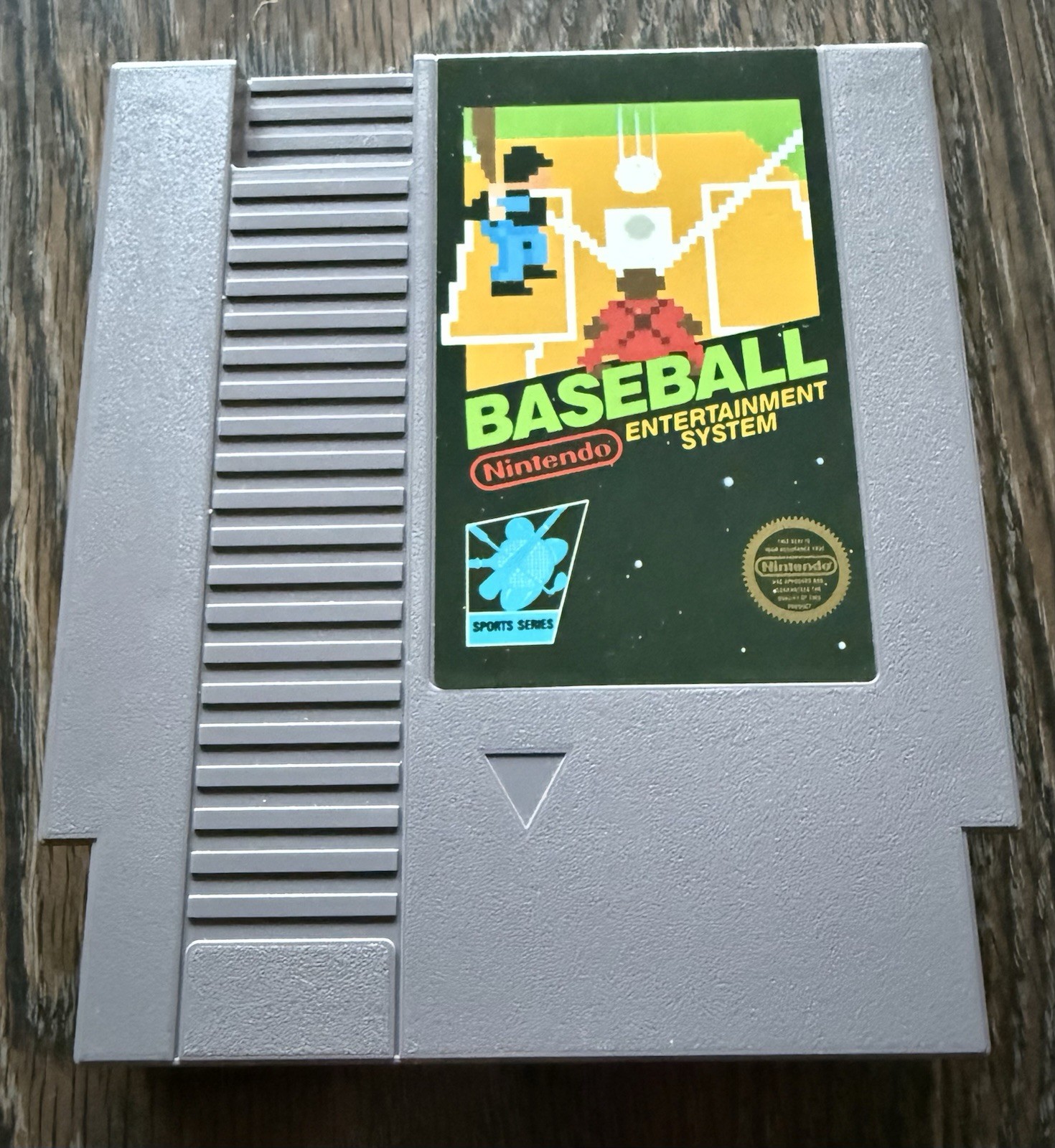 Baseball Complete in Box CIB Hangtab No Code EARLY PRINT (Nintendo, NES 1985)🔥