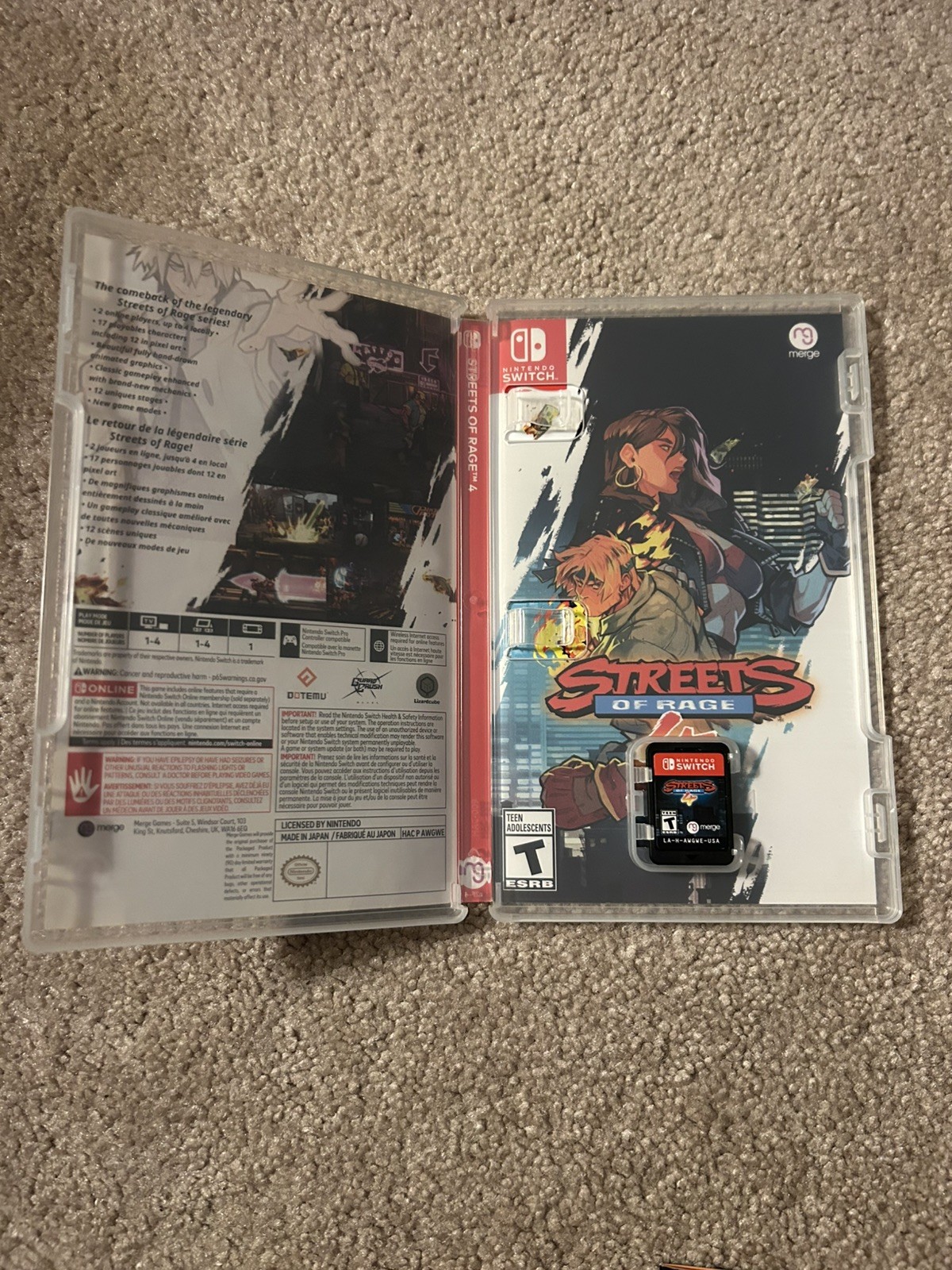 Streets of Rage 4 – Nintendo Switch CIB – Free ship