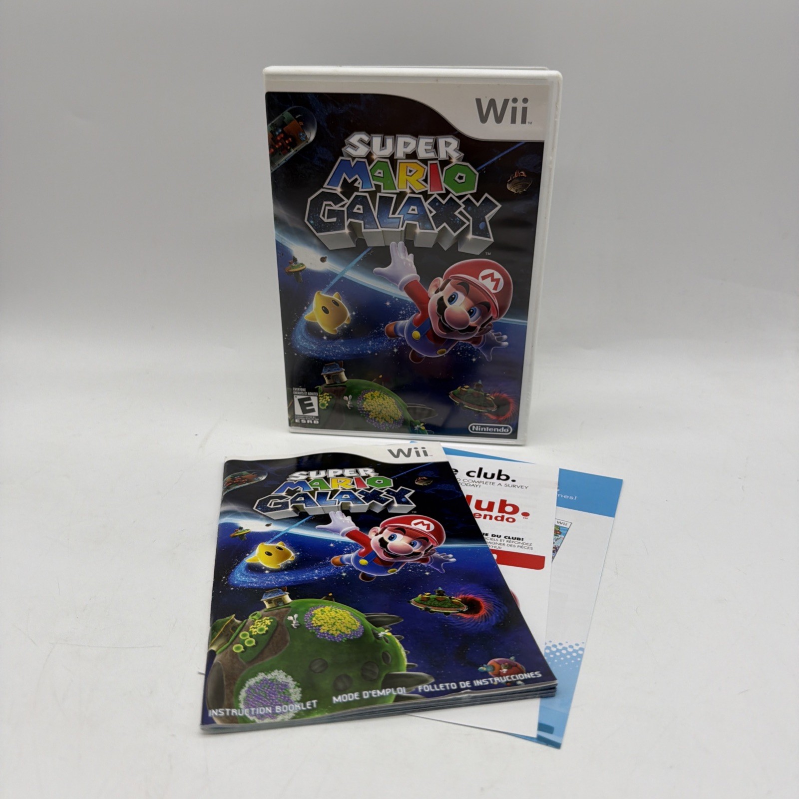 Super Mario Galaxy (Nintendo Wii, 2007) Complete CIB Tested Working