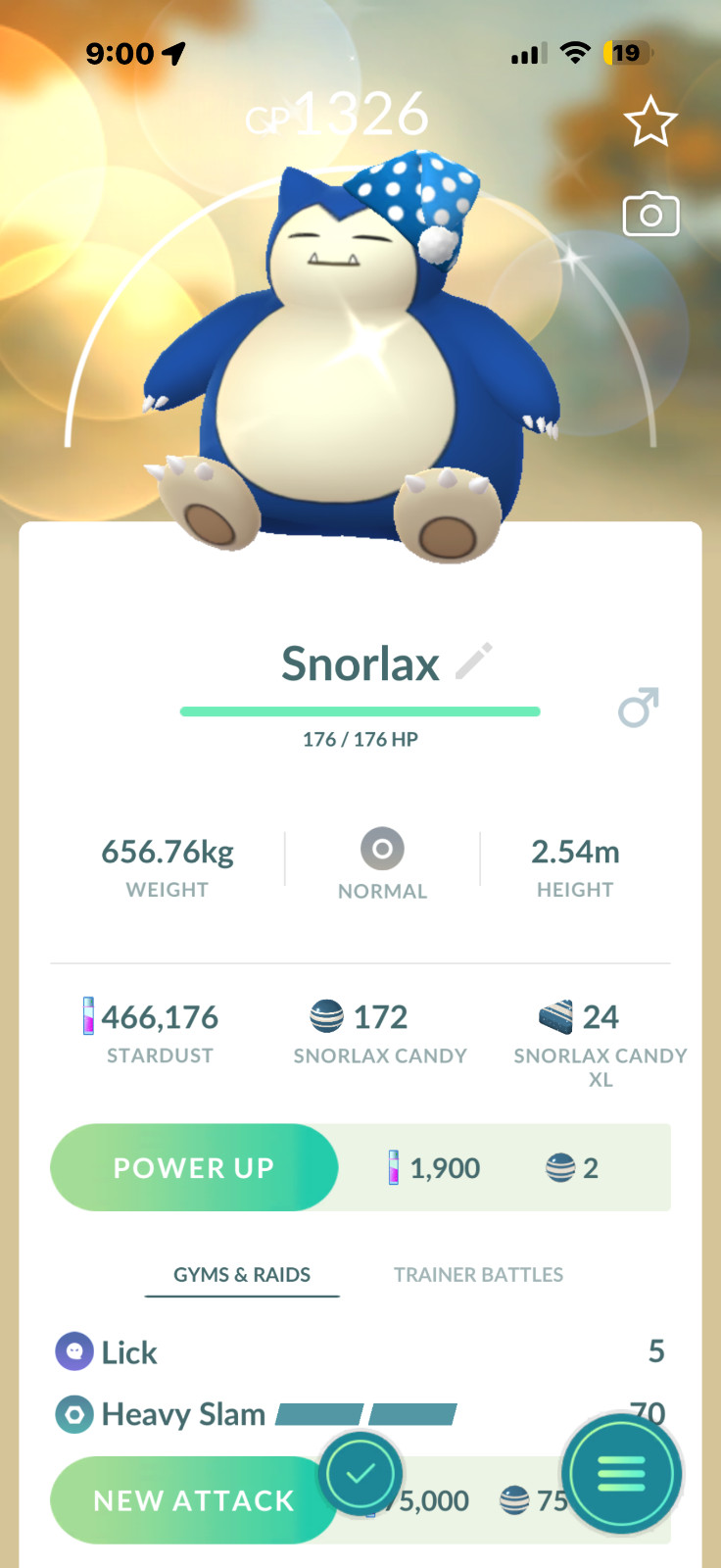 shiny nightcap snorlax pokemon go RAREST SNORLAX