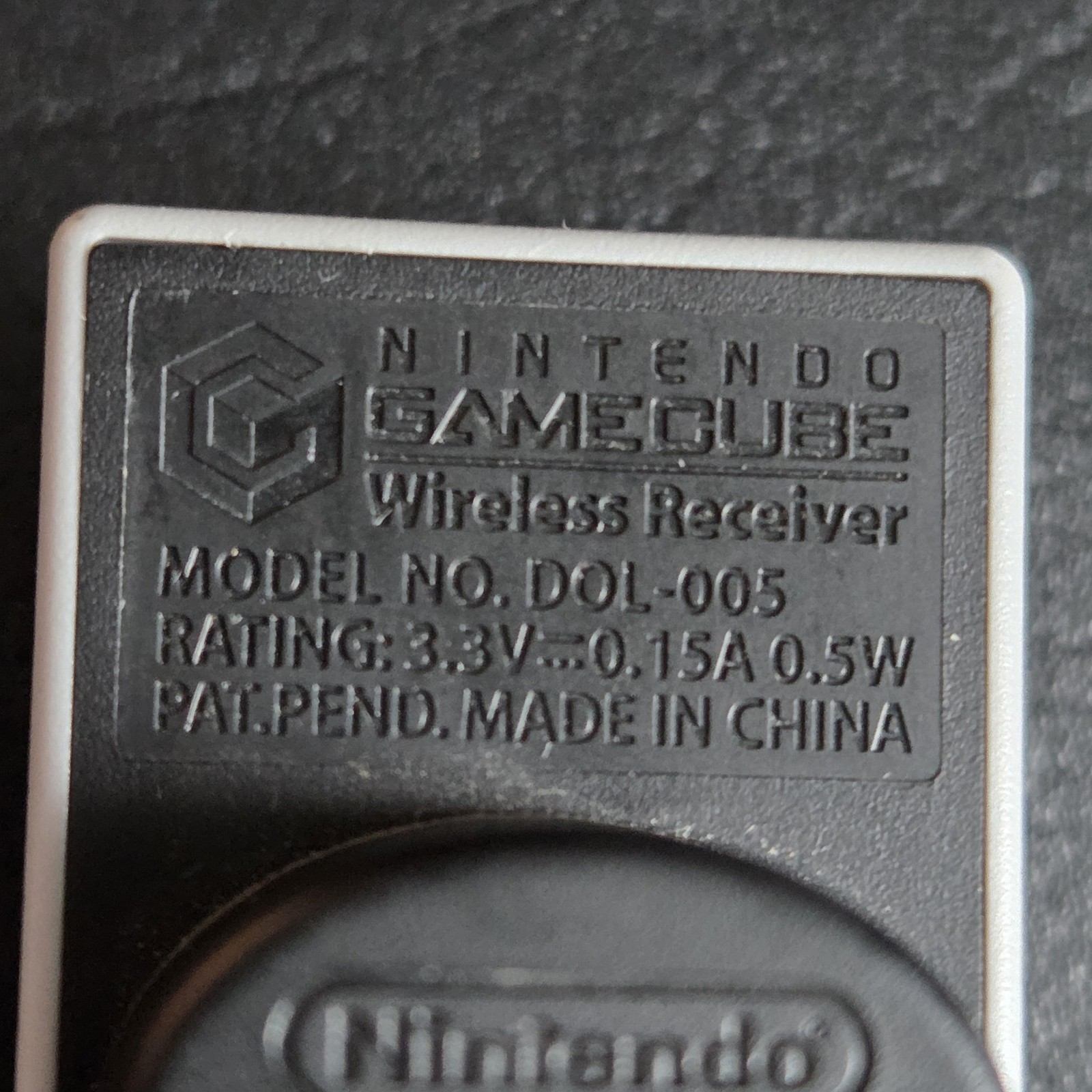 Nintendo Gamecube Wavebird Controller DOL-004 Receiver DOL-005 Silver TESTED OEM