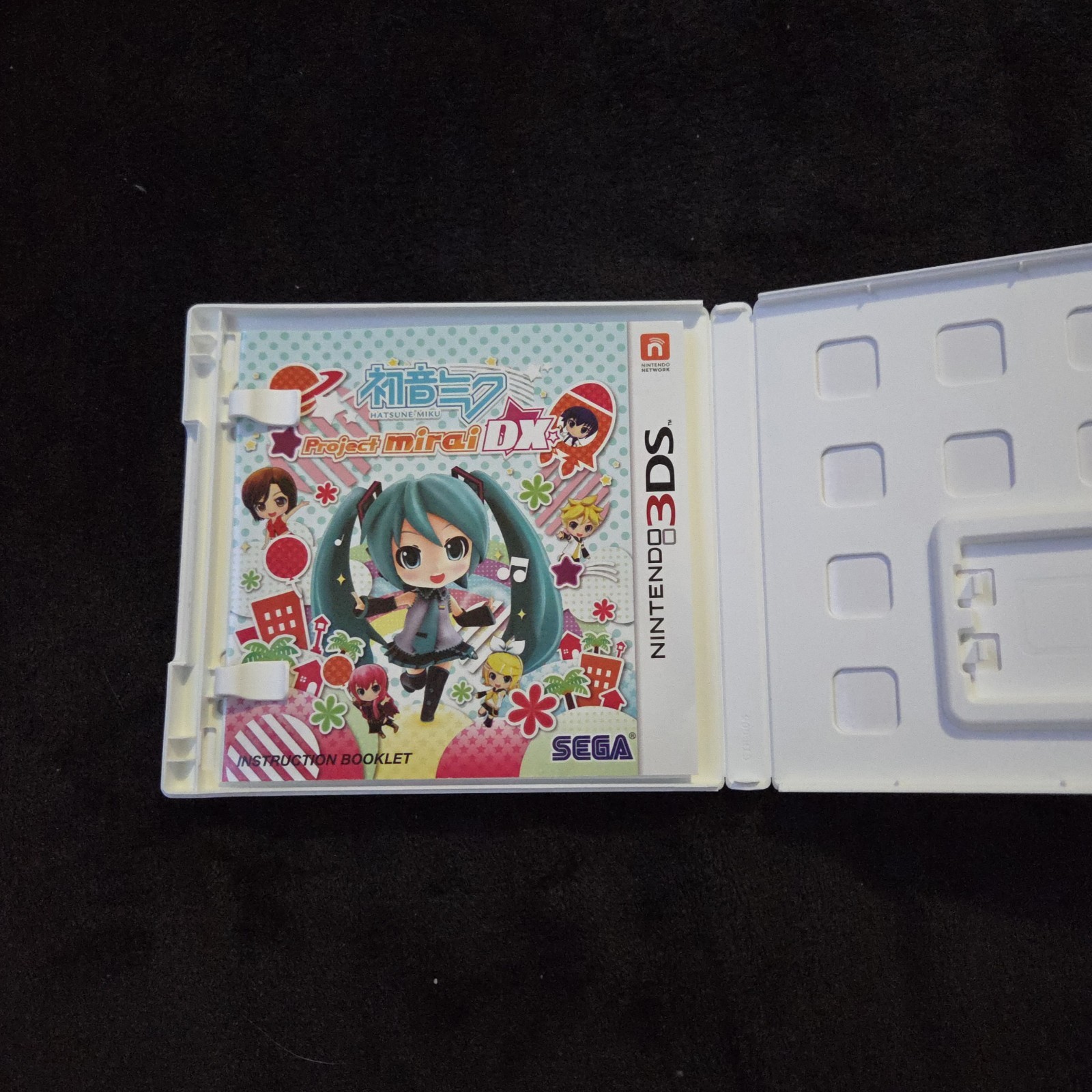 Hatsune Miku: Project Mirai DX Nintendo 3DS US Game Case + Manual ONLY Authentic