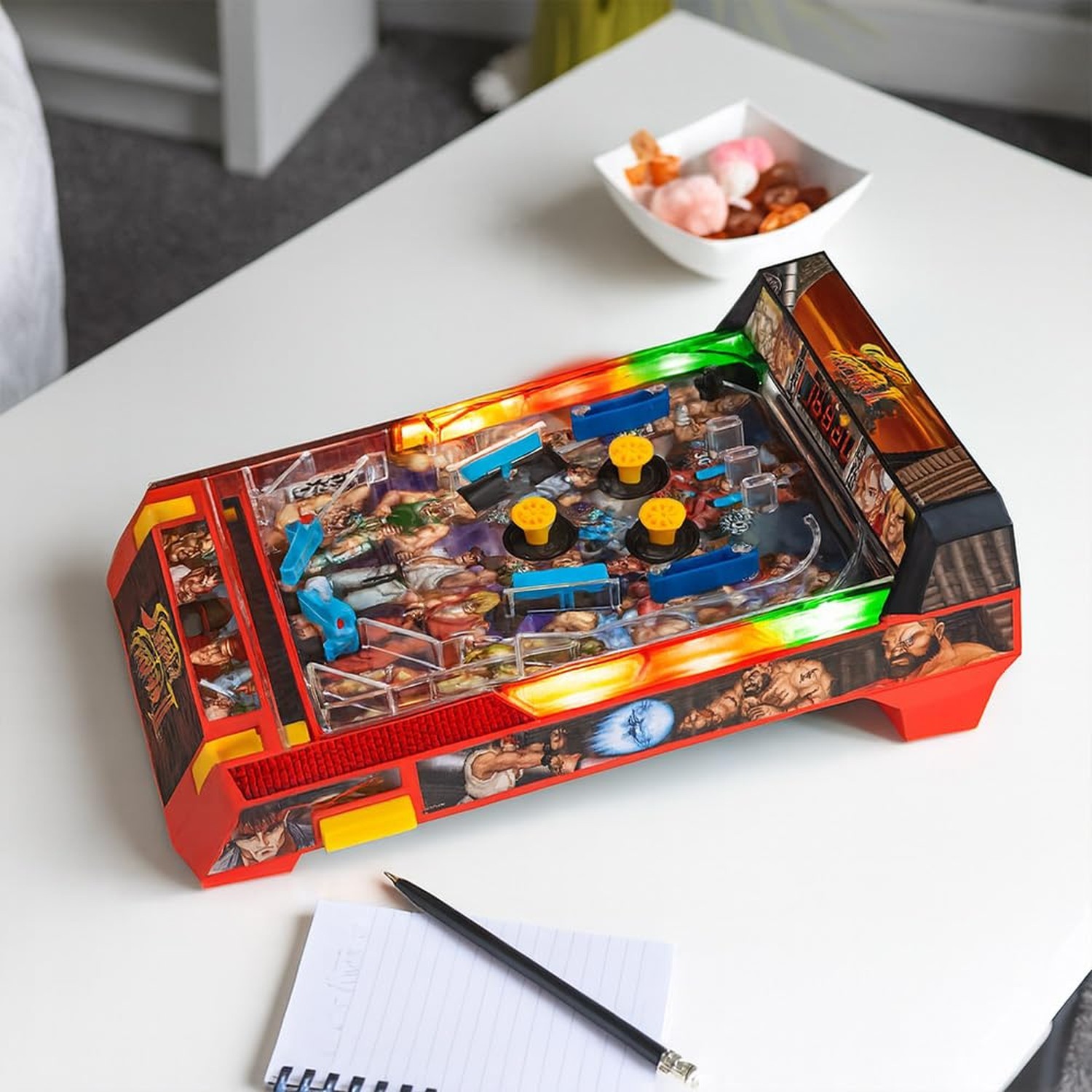 Street Fighter II: Arcade Pinball – Premium Series, Lights & Sounds Iconic Ta…