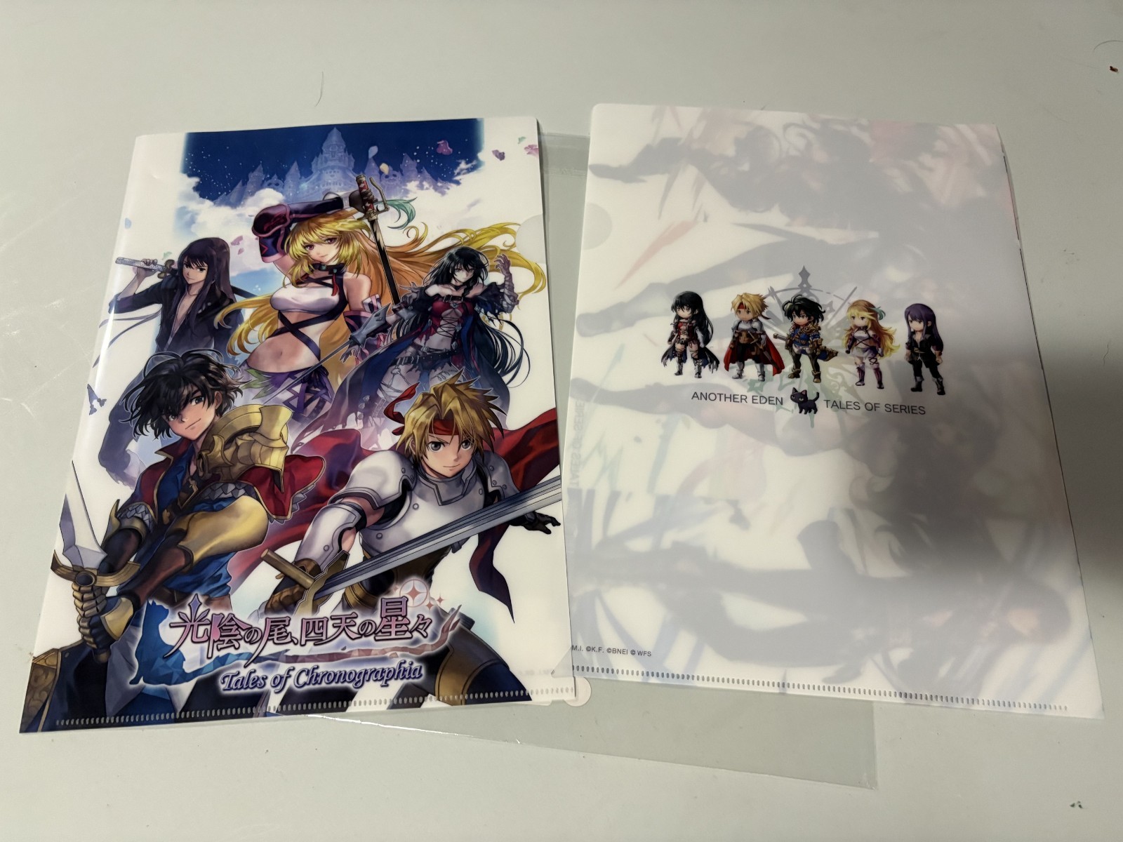 Another Eden Cat Beyond Time Space X Tales of Chronographia Series folder set