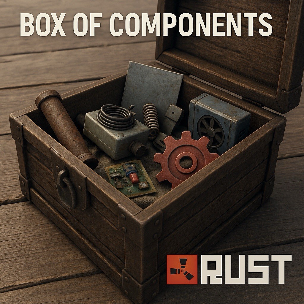 Rust Console New/Old Gen Box of Components Farming Services