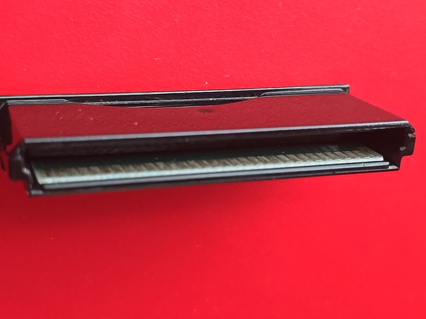 Nintendo DS Lite Dust Cover Slot 2 Onyx Glossy Black Game Boy Advance USG-005