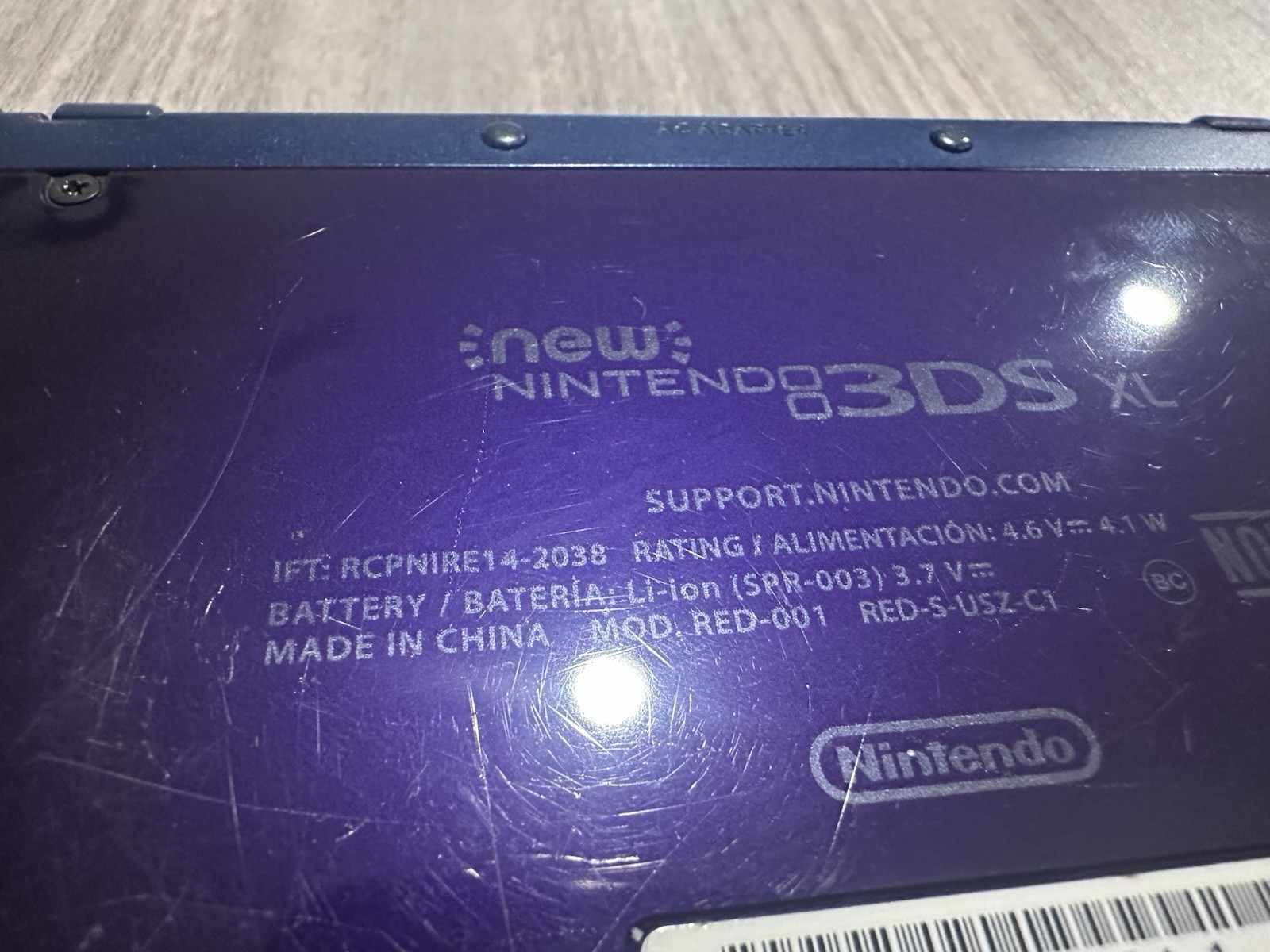 New Nintendo 3DS XL Galaxy Edition Handheld Video Game Console – Purple RED-001