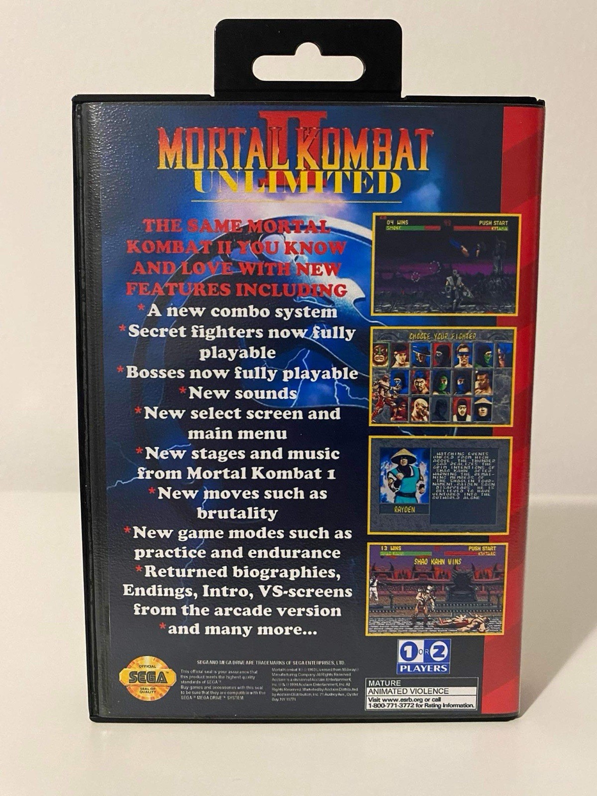 Mortal Kombat II Unlimited (Sega Genesis)