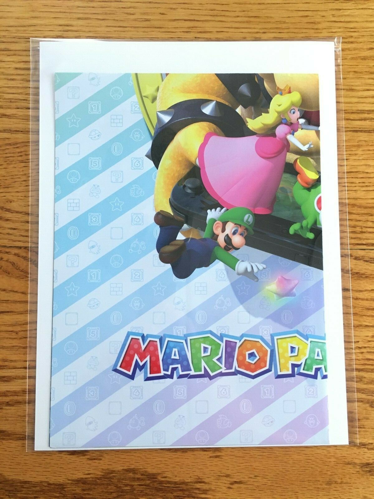 Official Mario Party 10 / Code Name STEAM Poster Authentic Nintendo Wii U 3DS