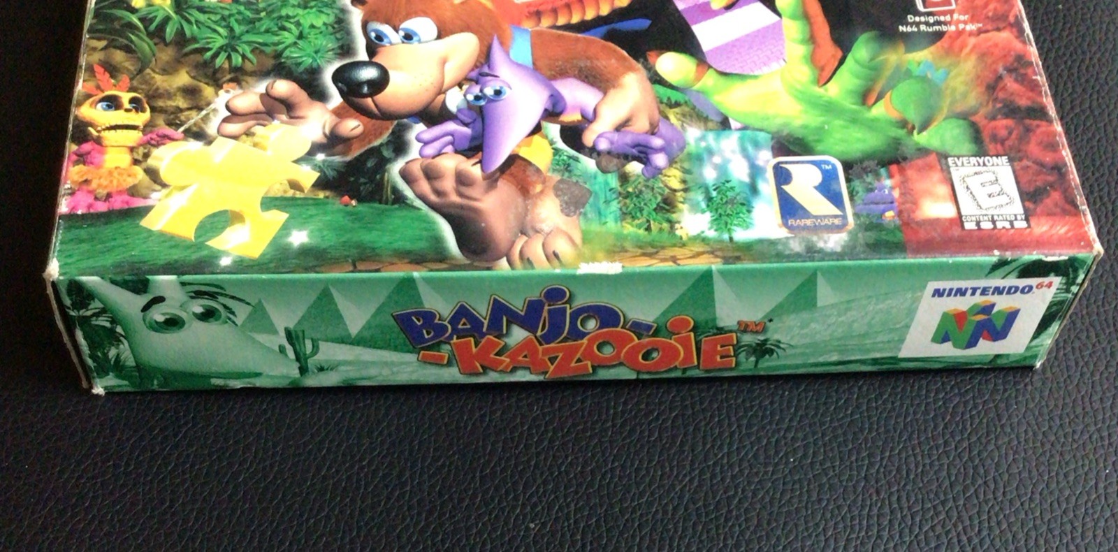 Banjo-Kazooie (Nintendo 64, 1998) Box Manual Complete CIB N64 Good shape