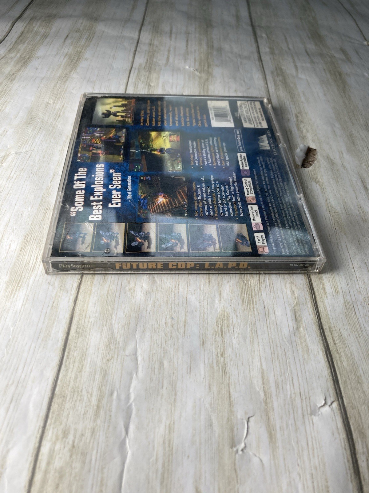 Future Cop: L.A.P.D. (Sony PlayStation 1, 1998) No Manual – Tested Working