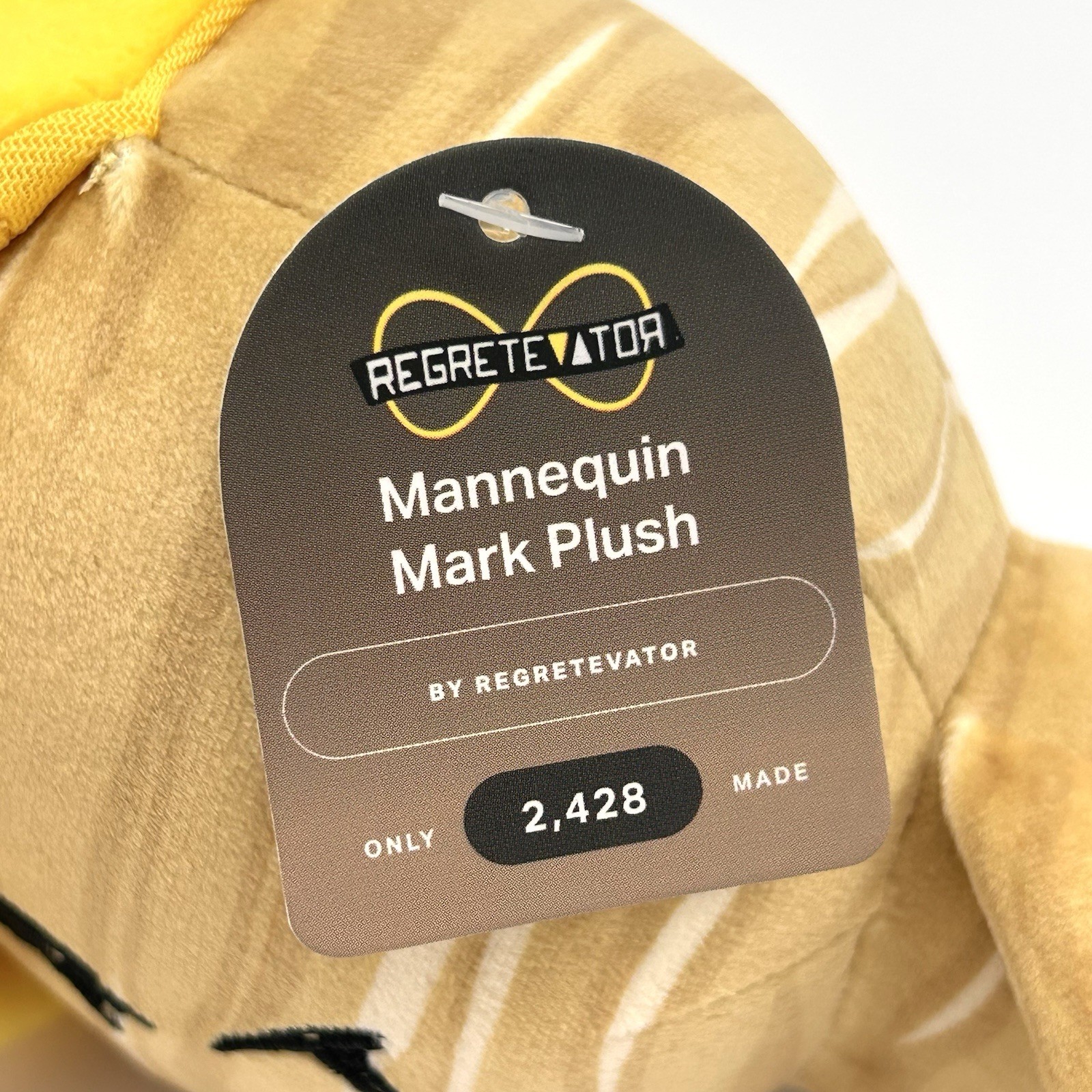 Official Makeship Mannequin Mark Plush Regretevator Game Limited Edition NWT