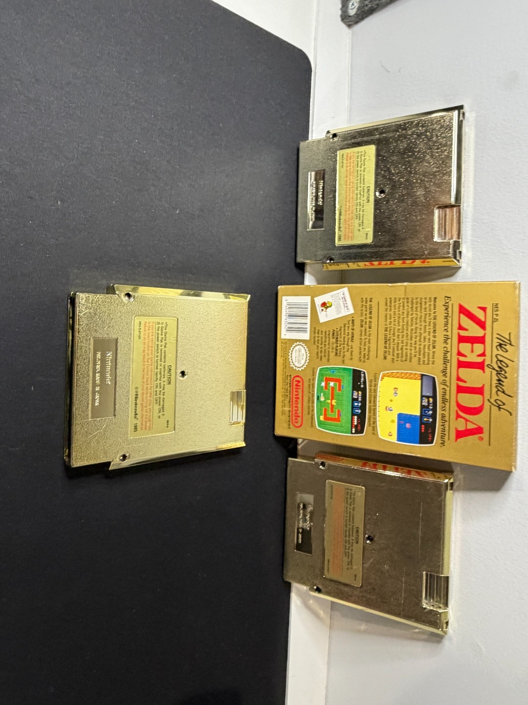 Legend of Zelda Nintendo NES Gold Cartridge + Original Box 1987 No Manual