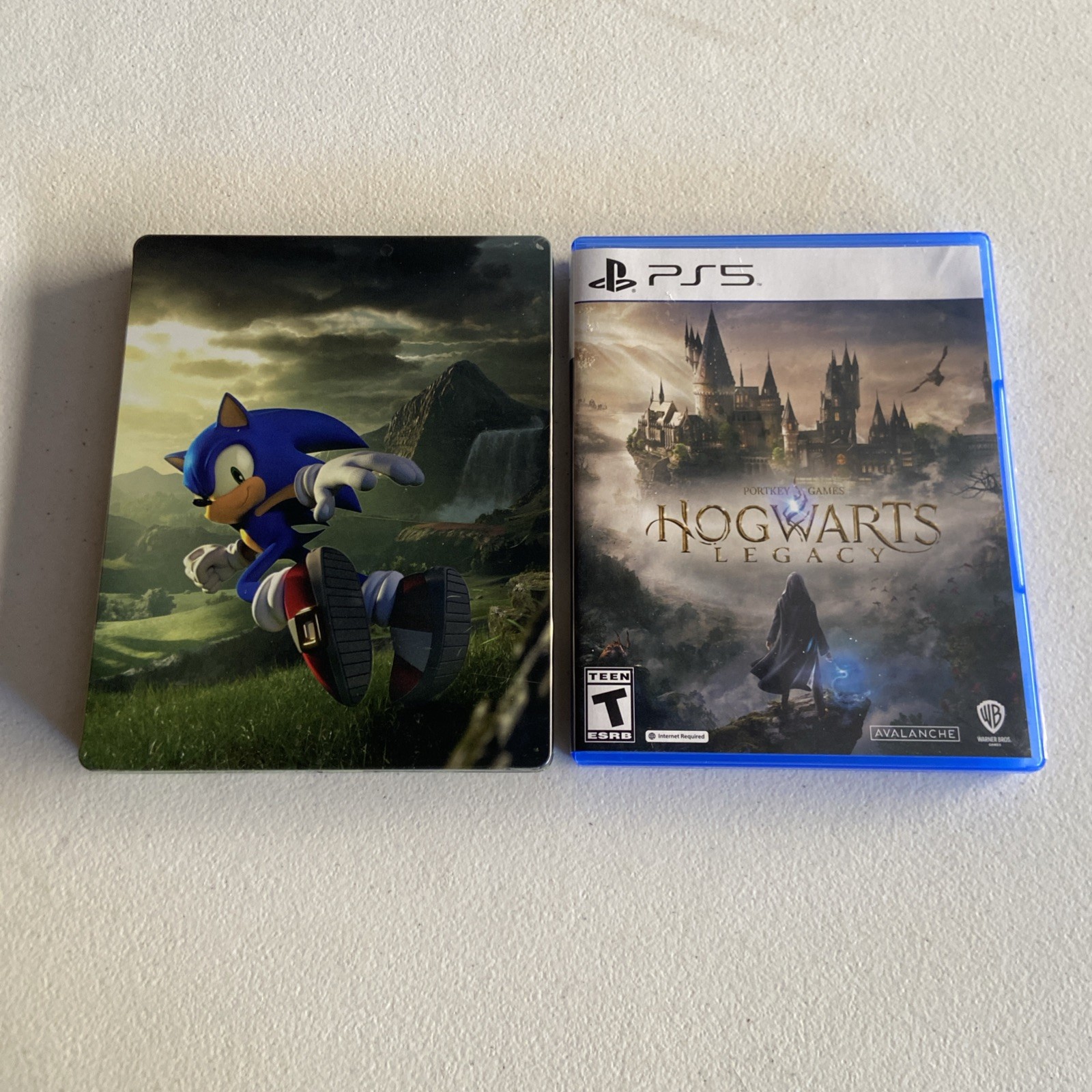 Sonic Frontiers – Sony PlayStation 5 (PS5) Game + Steel Book And Hogwarts Legacy
