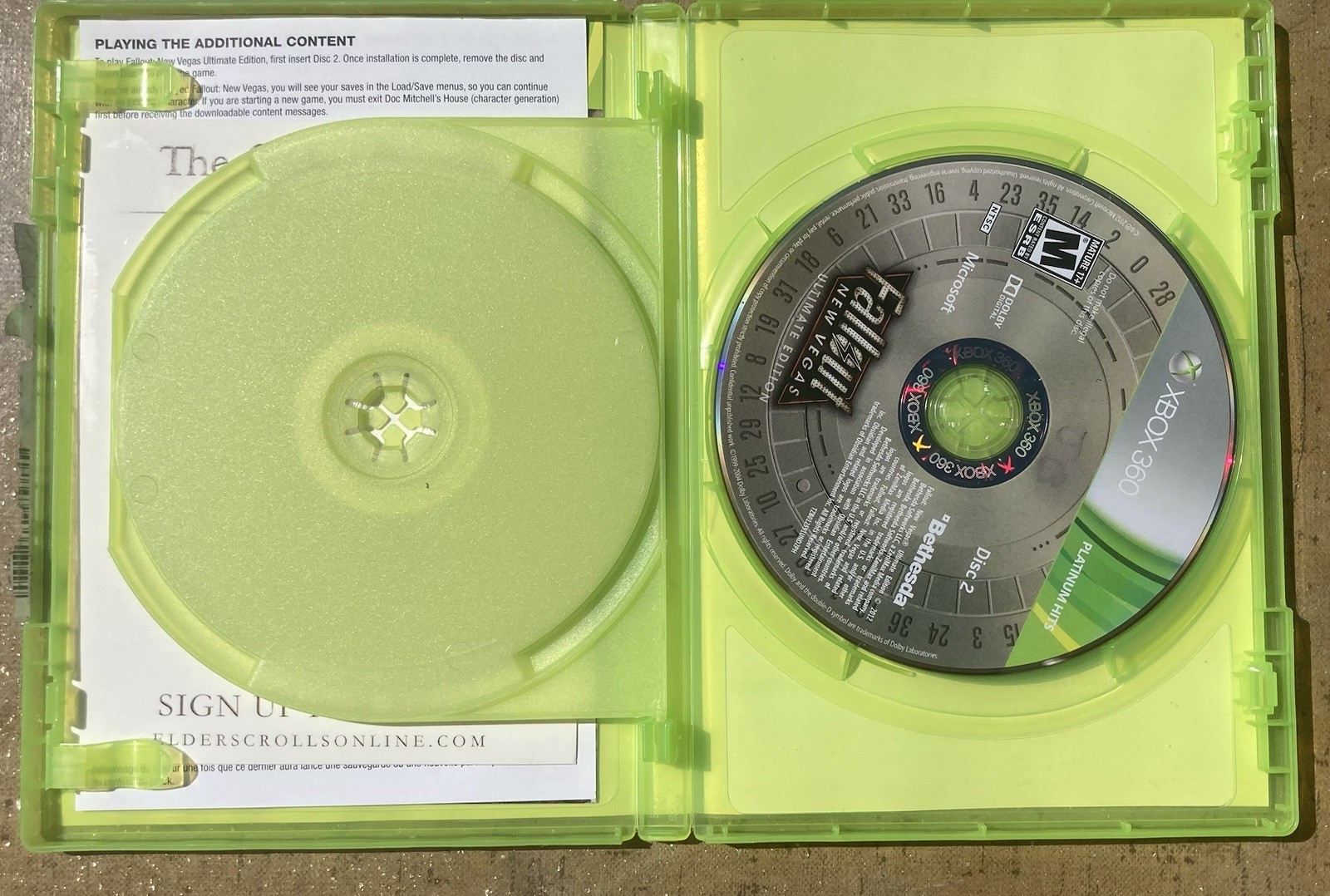 Fallout: New Vegas Ultimate Edition (Xbox 360, 2012) CIB Complete – Tested Clean