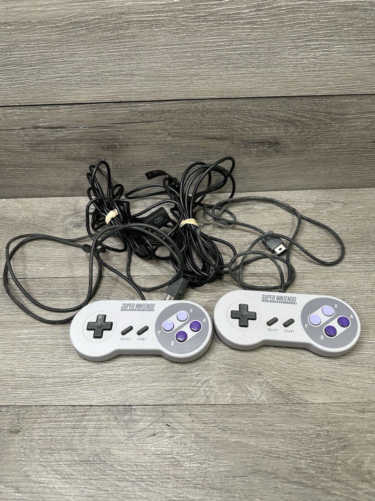 Super Nintendo Classic Mini Snes 2 Controllers with extended cables CLV-202 OEM