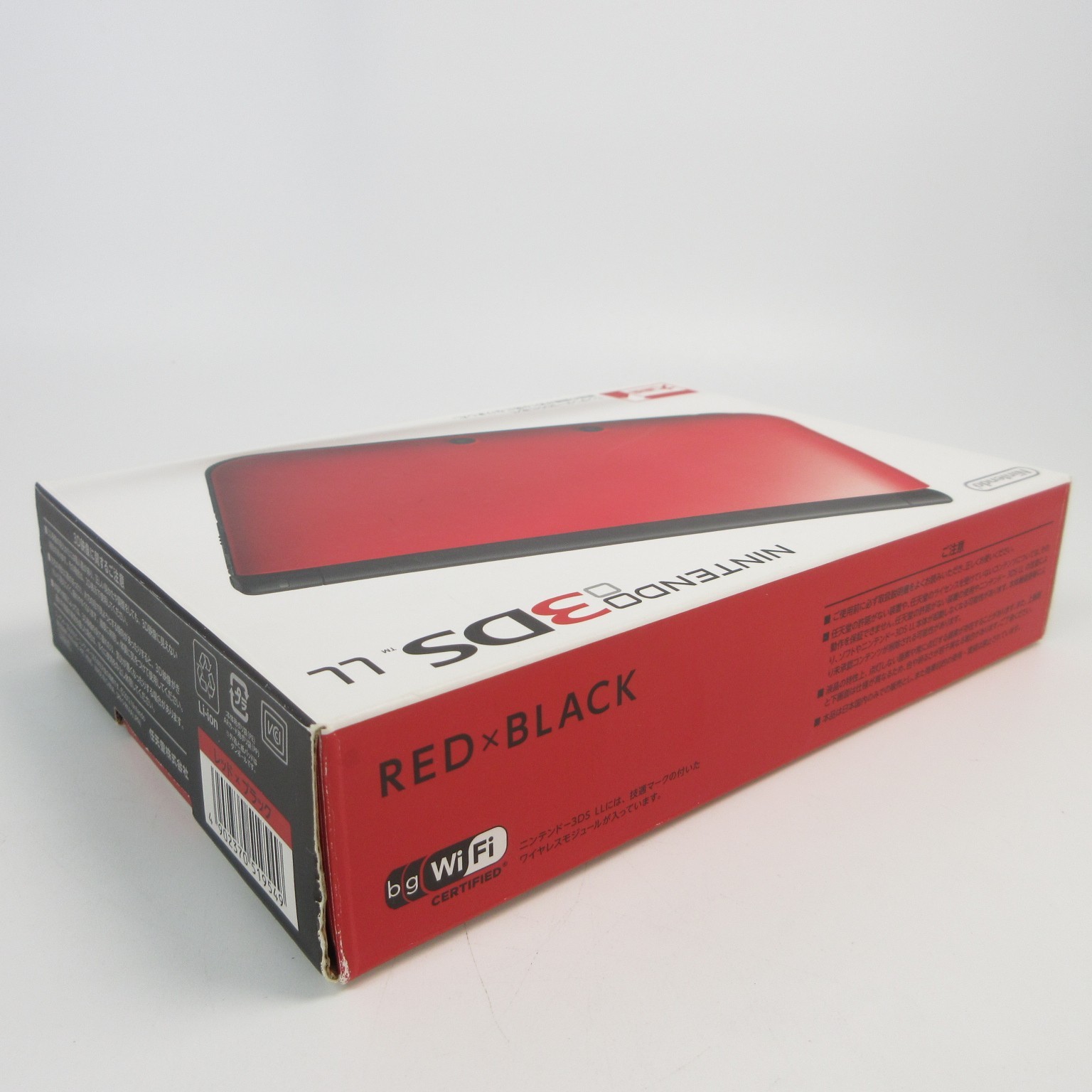 【Excellent】Nintendo 3DS LL XL Red x Black Console Japanese Edition #Arr08/0620/0