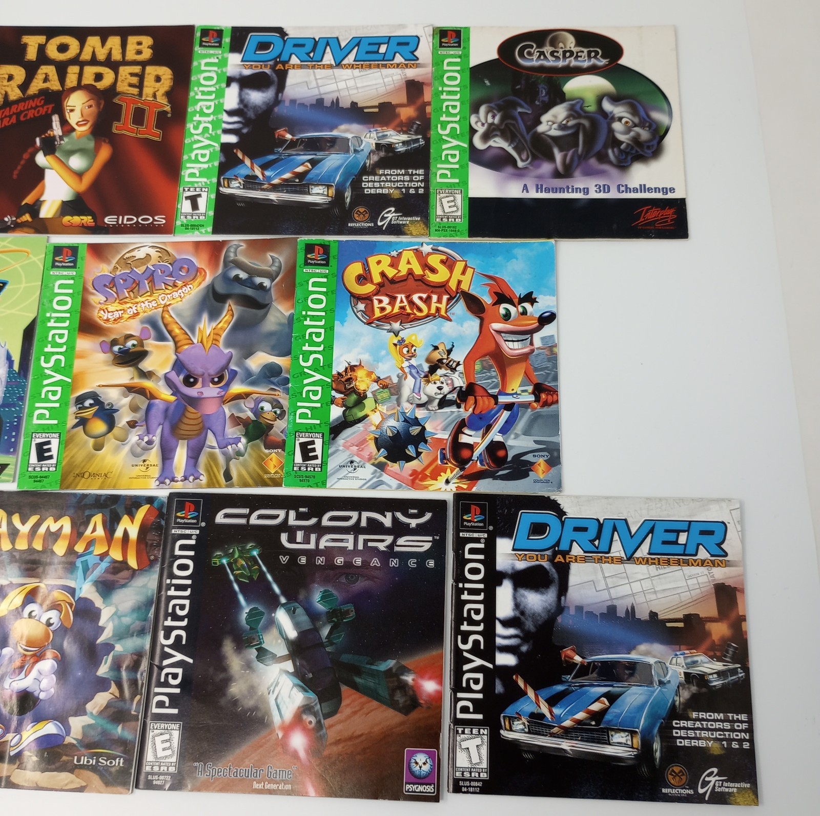 Lot Of 43 Playstation 1 (PS1) Manuals Only NO GAMES